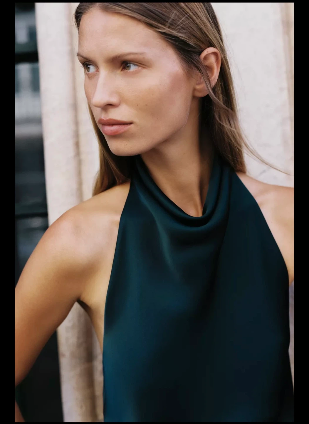 Zara Green Halter Top - photo 3