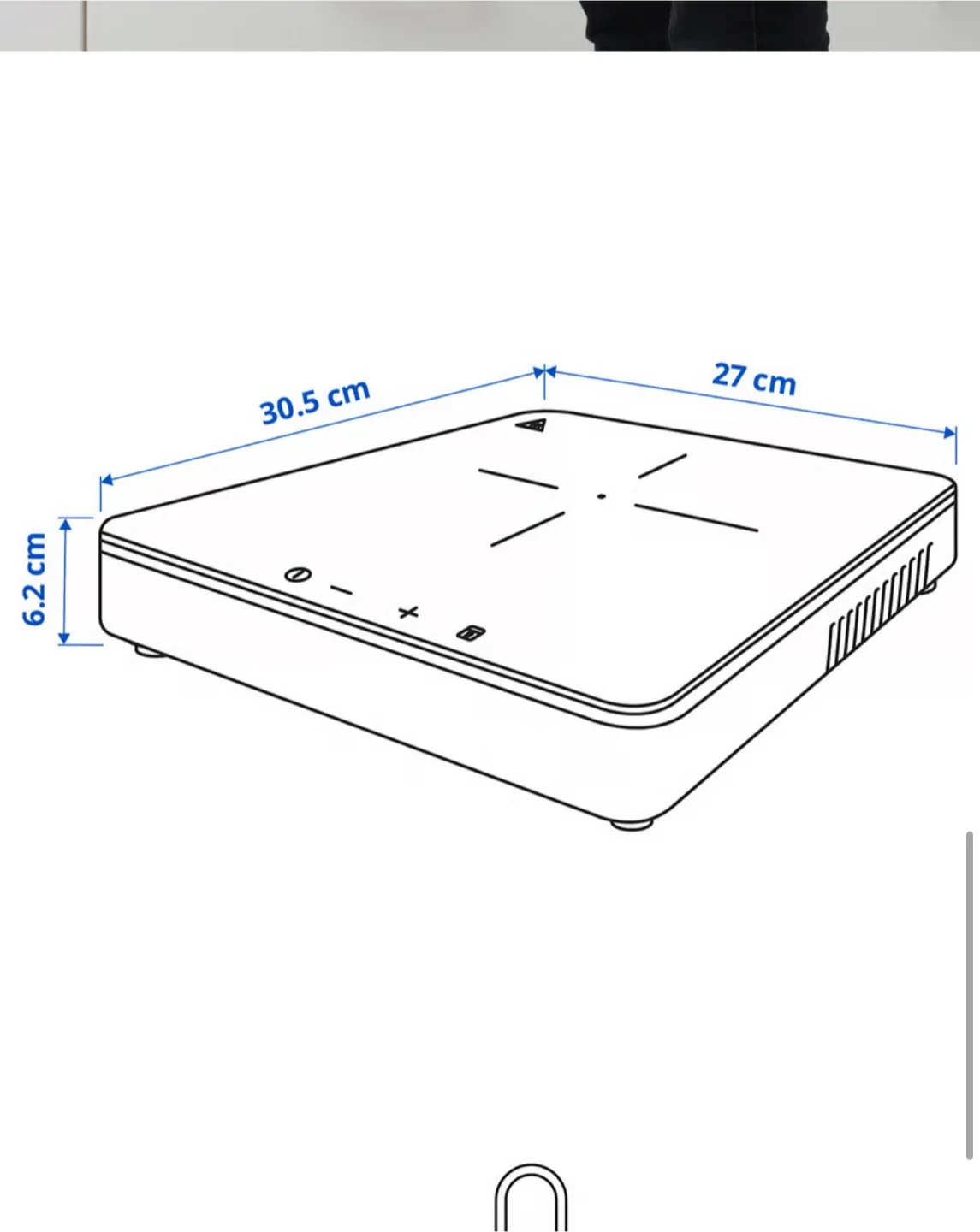 IKEA TILLREDA Portable Induction Cooktop image indicator(3)
