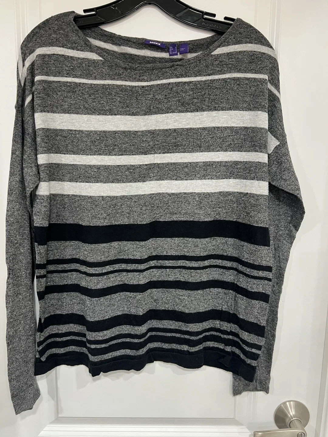 MGXX Striped Long Sleeve Top - Size M thumbnail
