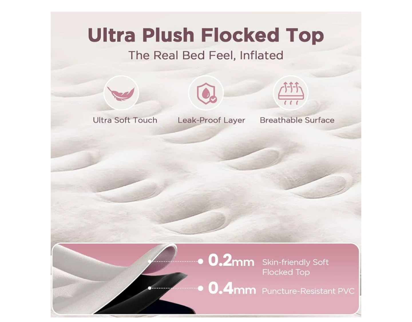 CHERIMOR 18" Raised Twin Size Air Mattress - photo 2