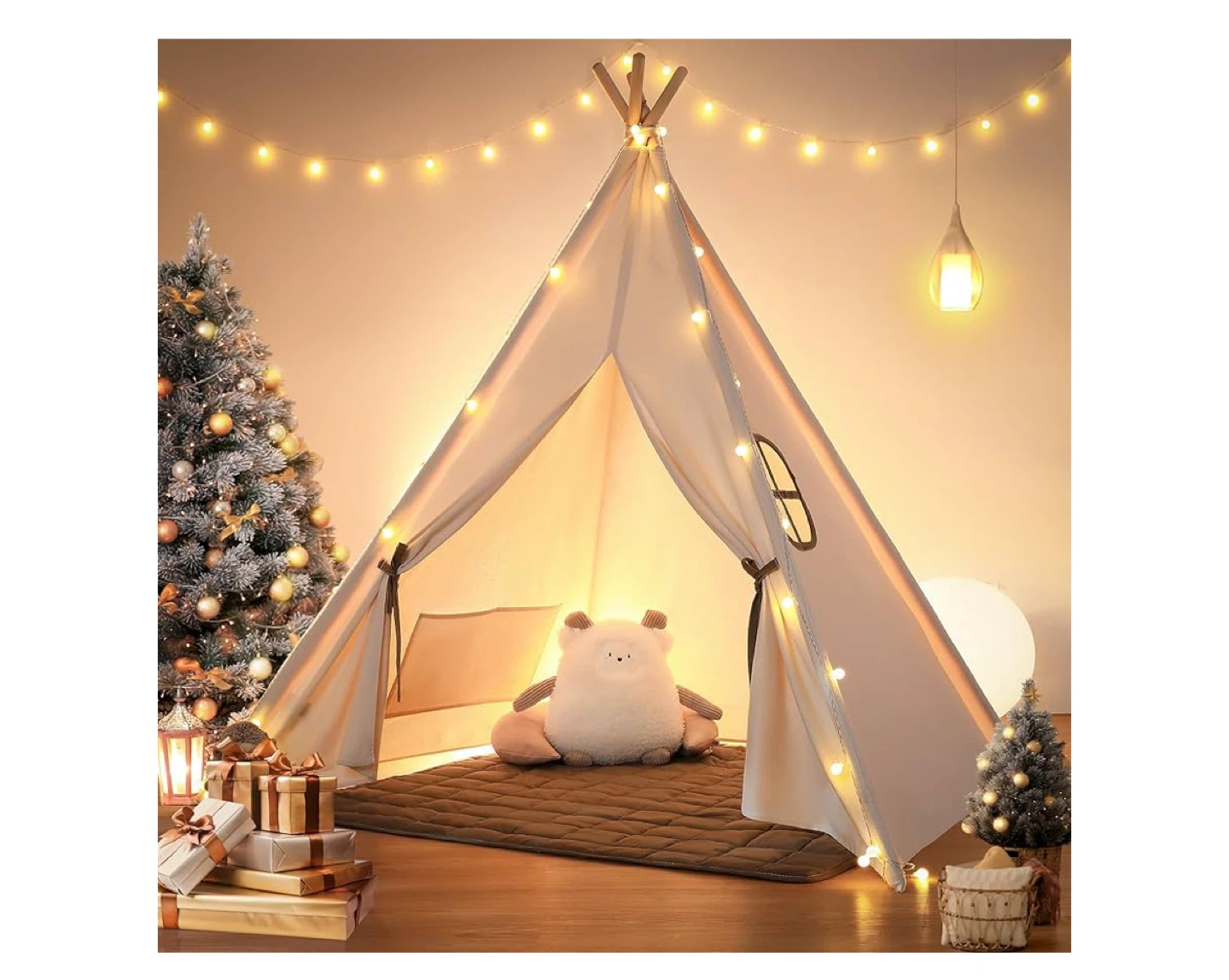 Kids Canvas Play Tent - Easy to Fold