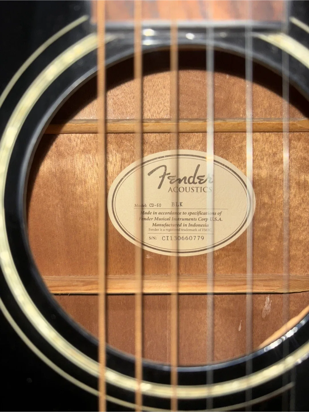 Fender Acoustic Guitar w/ Soft case image indicator(3)