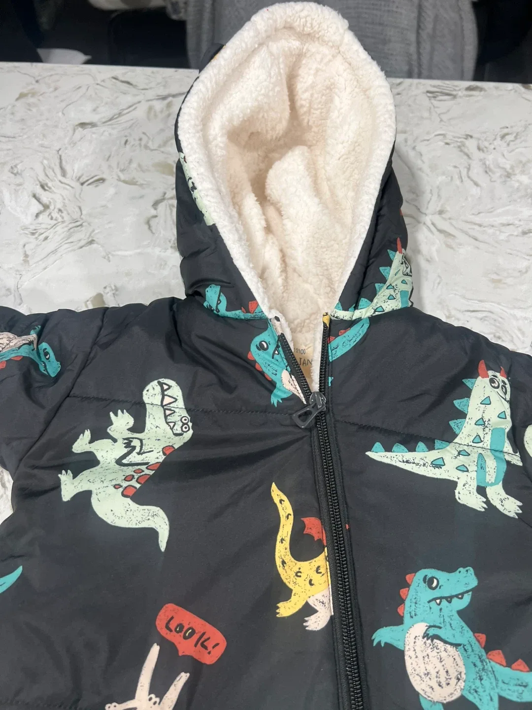 Dinosaur Print Snowsuit image indicator(2)