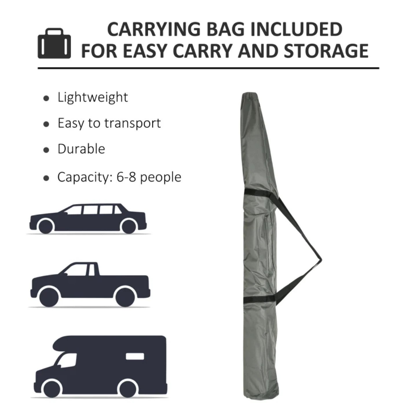 Outsunny 12' x 12' Hexagon Automatic Pop Up Screen Tent - photo 5