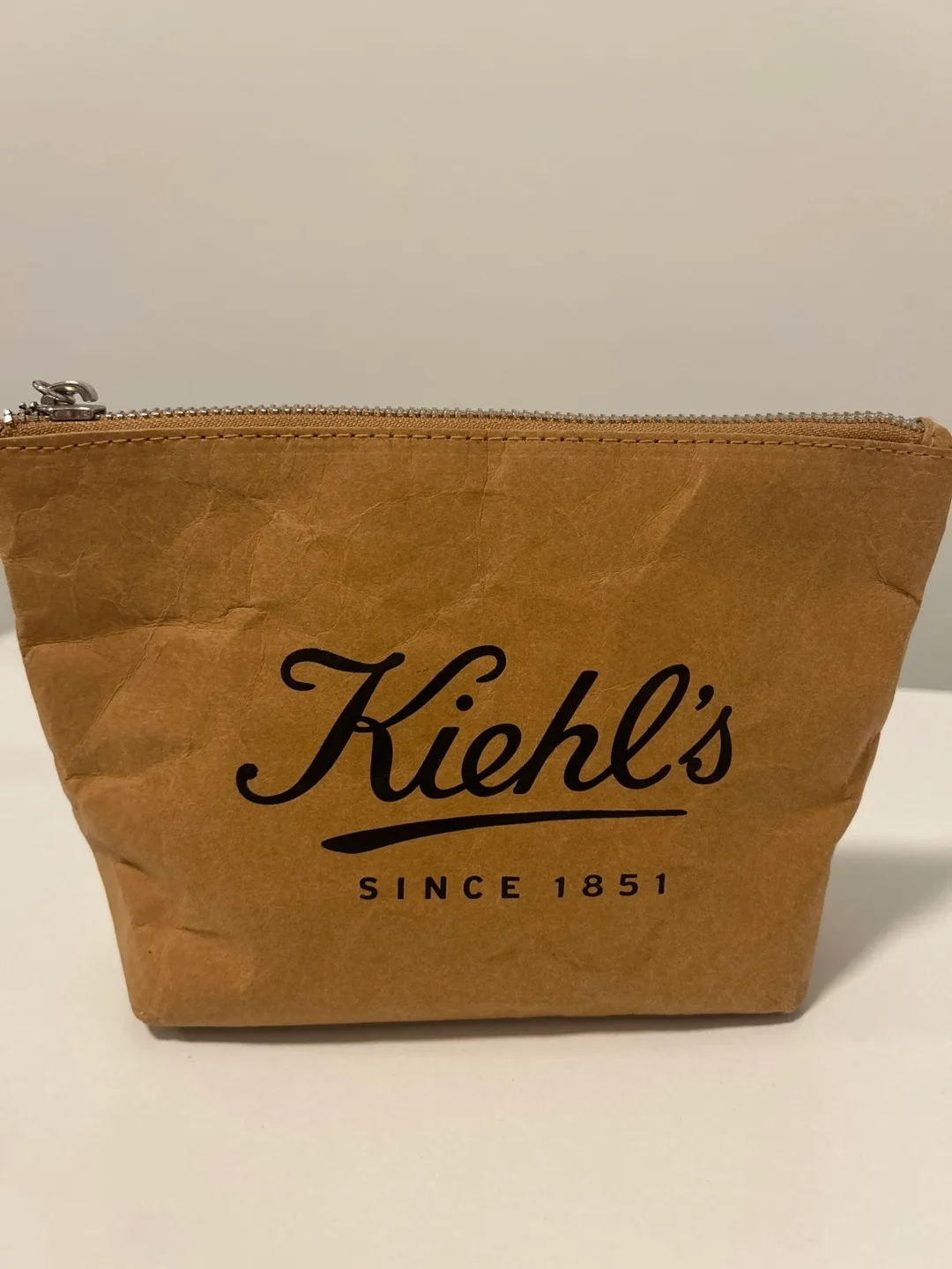 Kiehl's Brown Cosmetic Pouch thumbnail