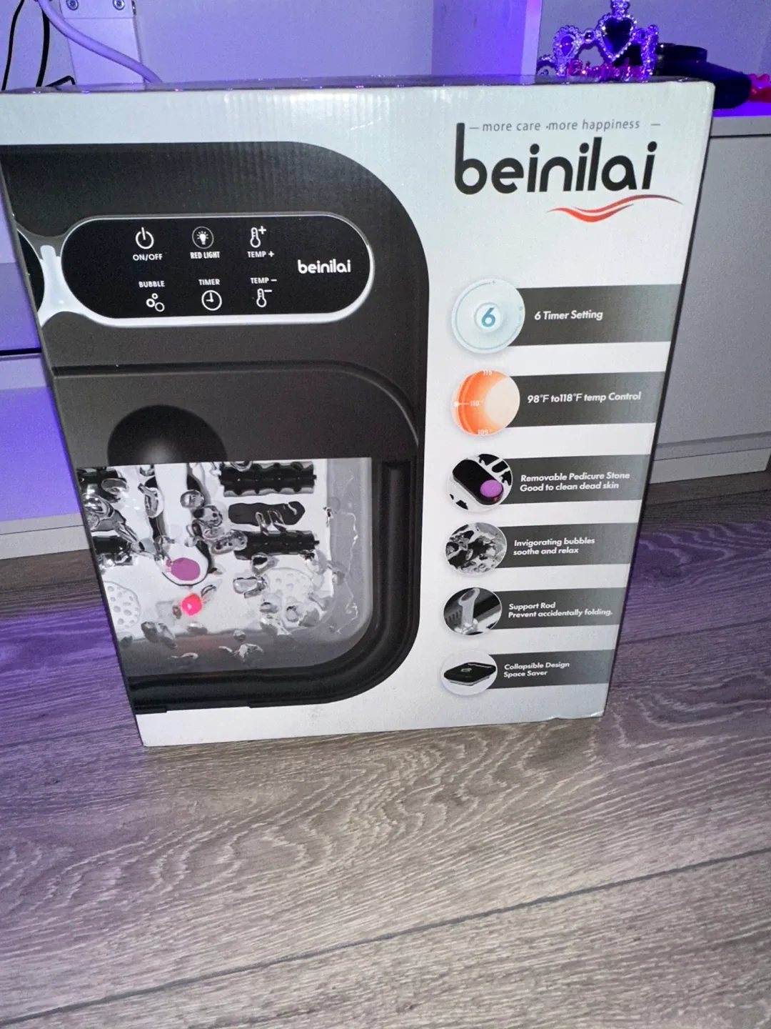 Foot Spa Massager with Heat BRAND NEW thumbnail