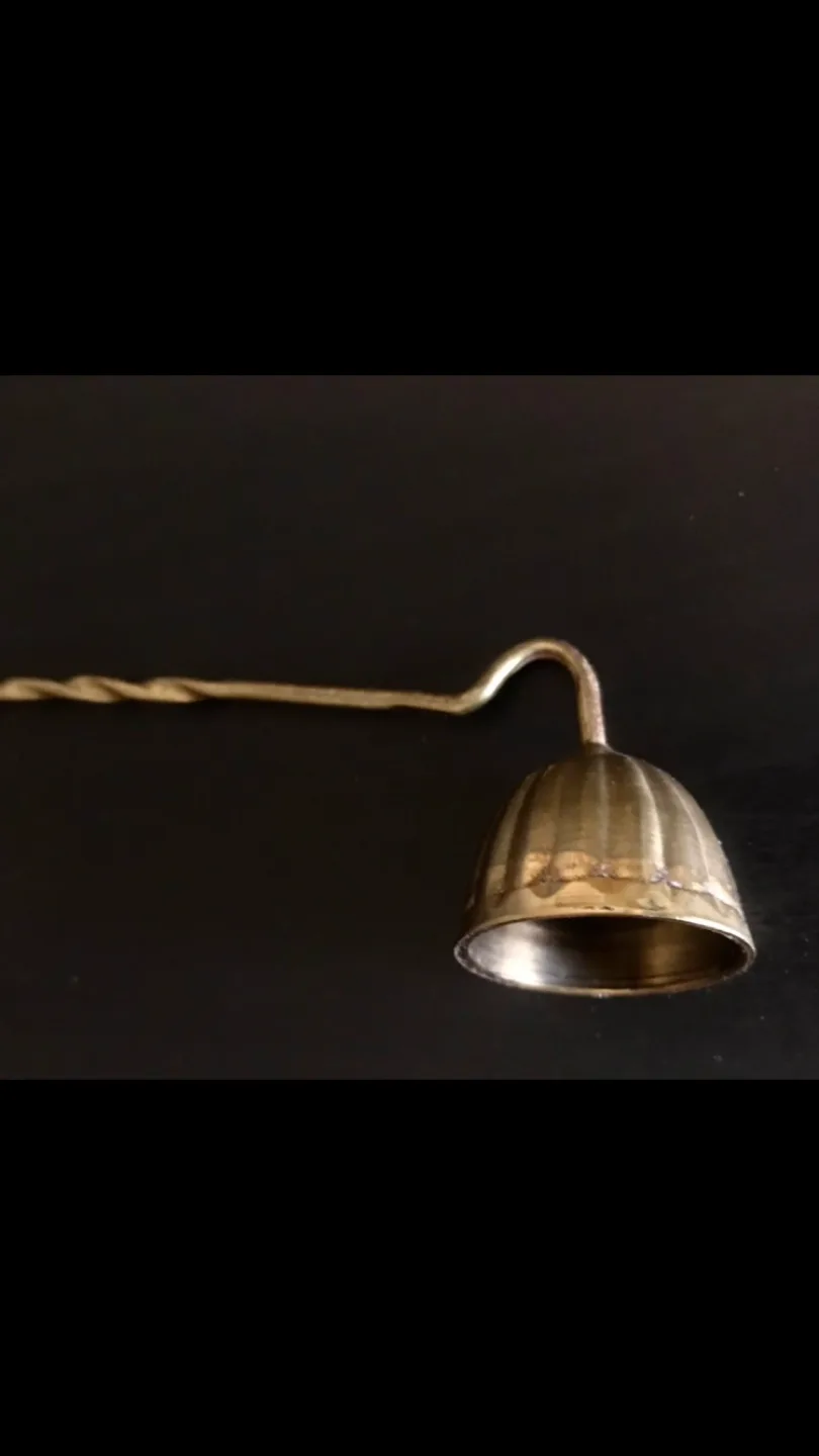 Vintage Brass Candle Snuffer image indicator(2)