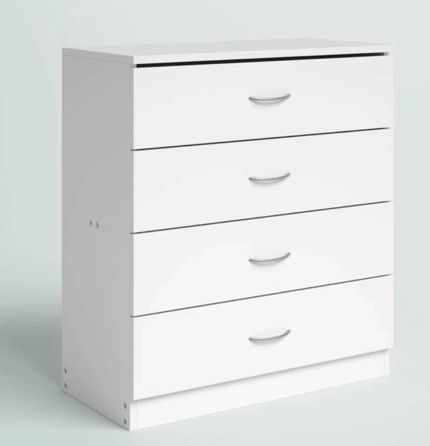 White 4-Drawer Dresser
