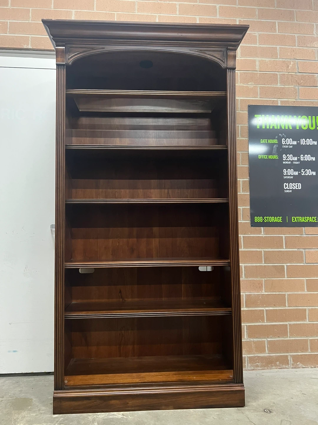 Wooden Bookcase w/light - photo 5