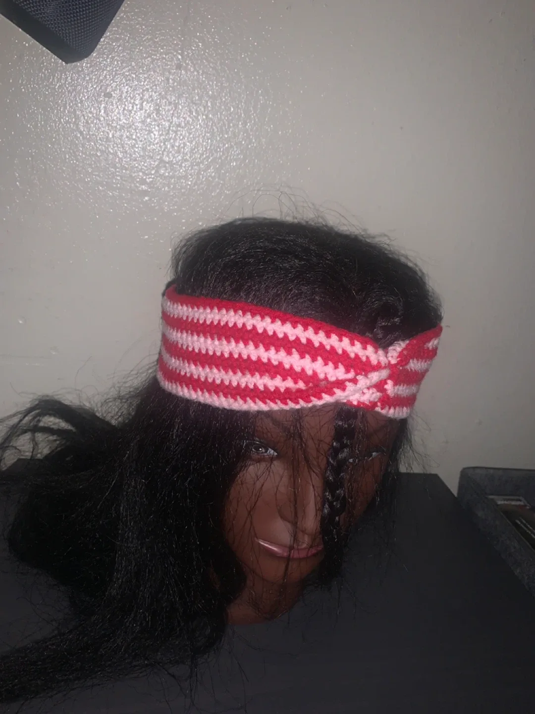 Crocheted headband thumbnail