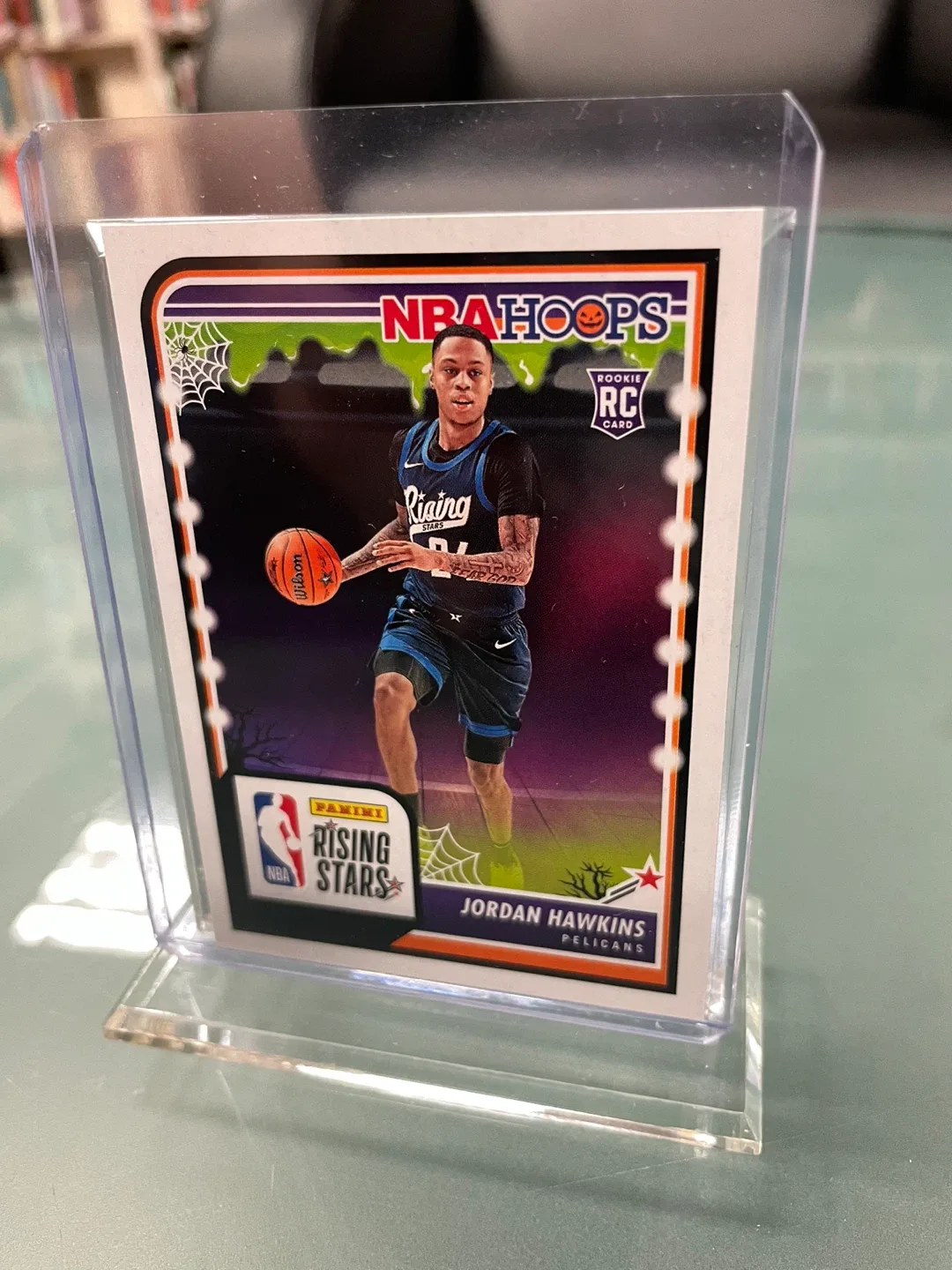 Jordan Hawkins 2023-24 Panini NBA Hoops Rookie Card thumbnail