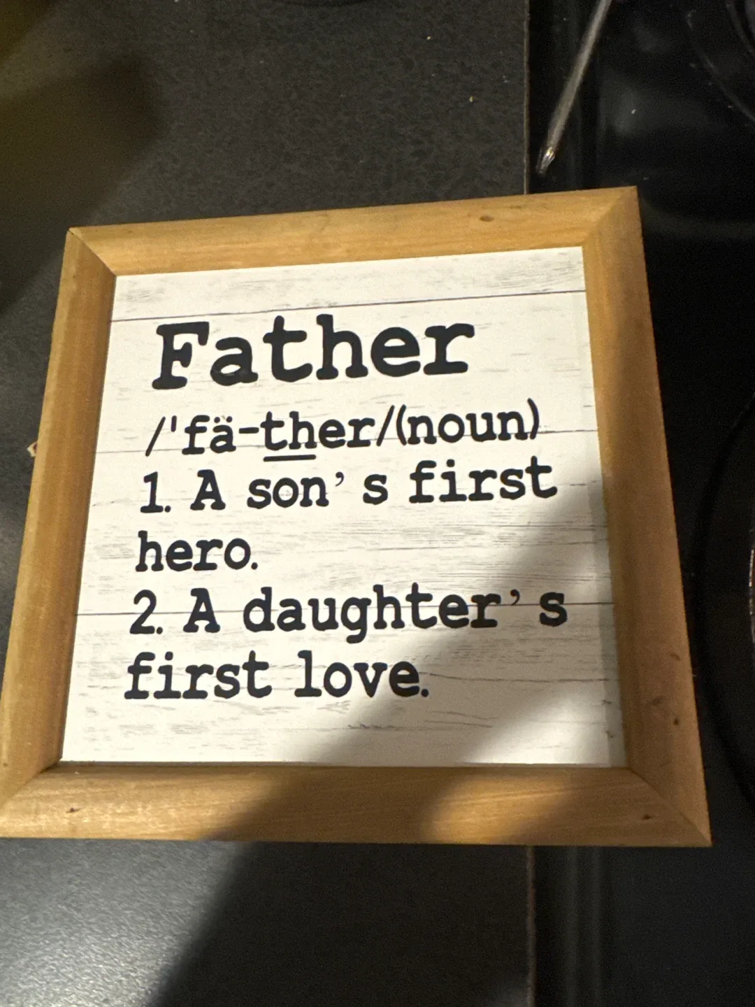 Father Definition Wood Frame image indicator(2)