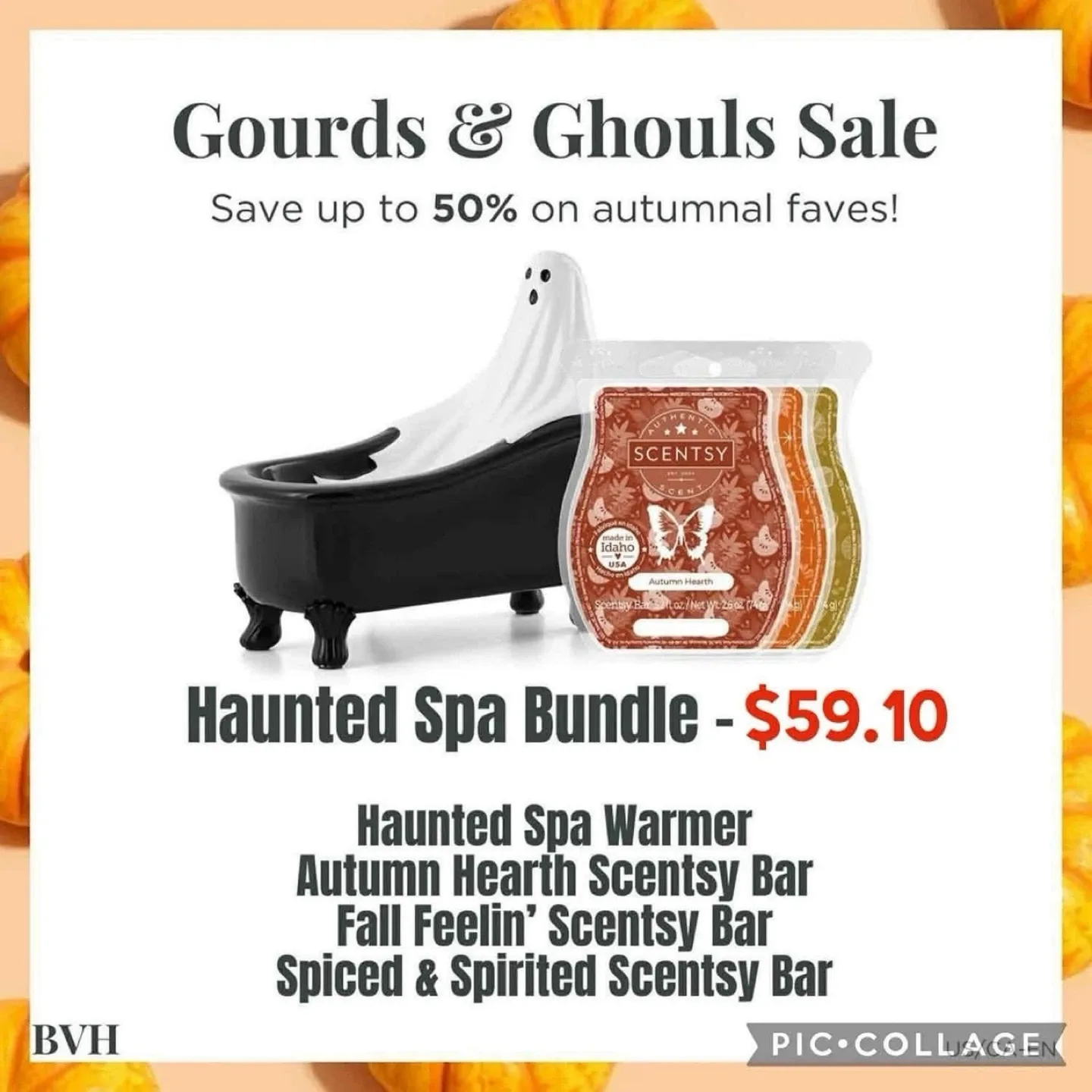 Scentsy Haunted Spa Warmer & 3 Scentsy bars! thumbnail