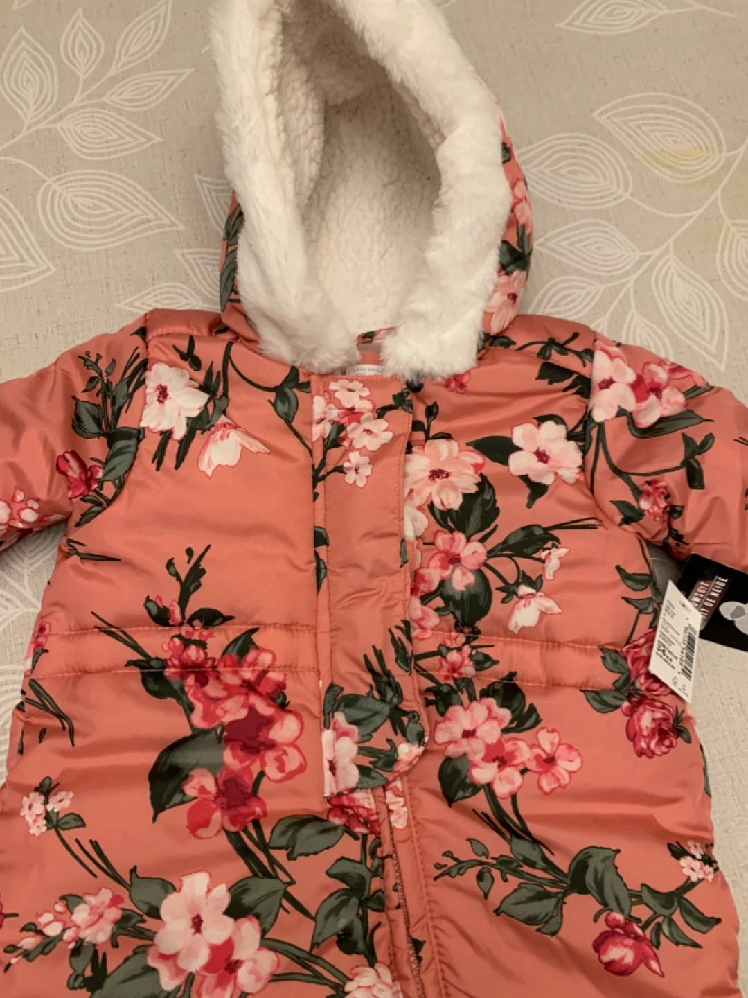 Baby Girl Floral Snowsuit (3-6M) – The Children’s Place ❄️🌸 - photo 2