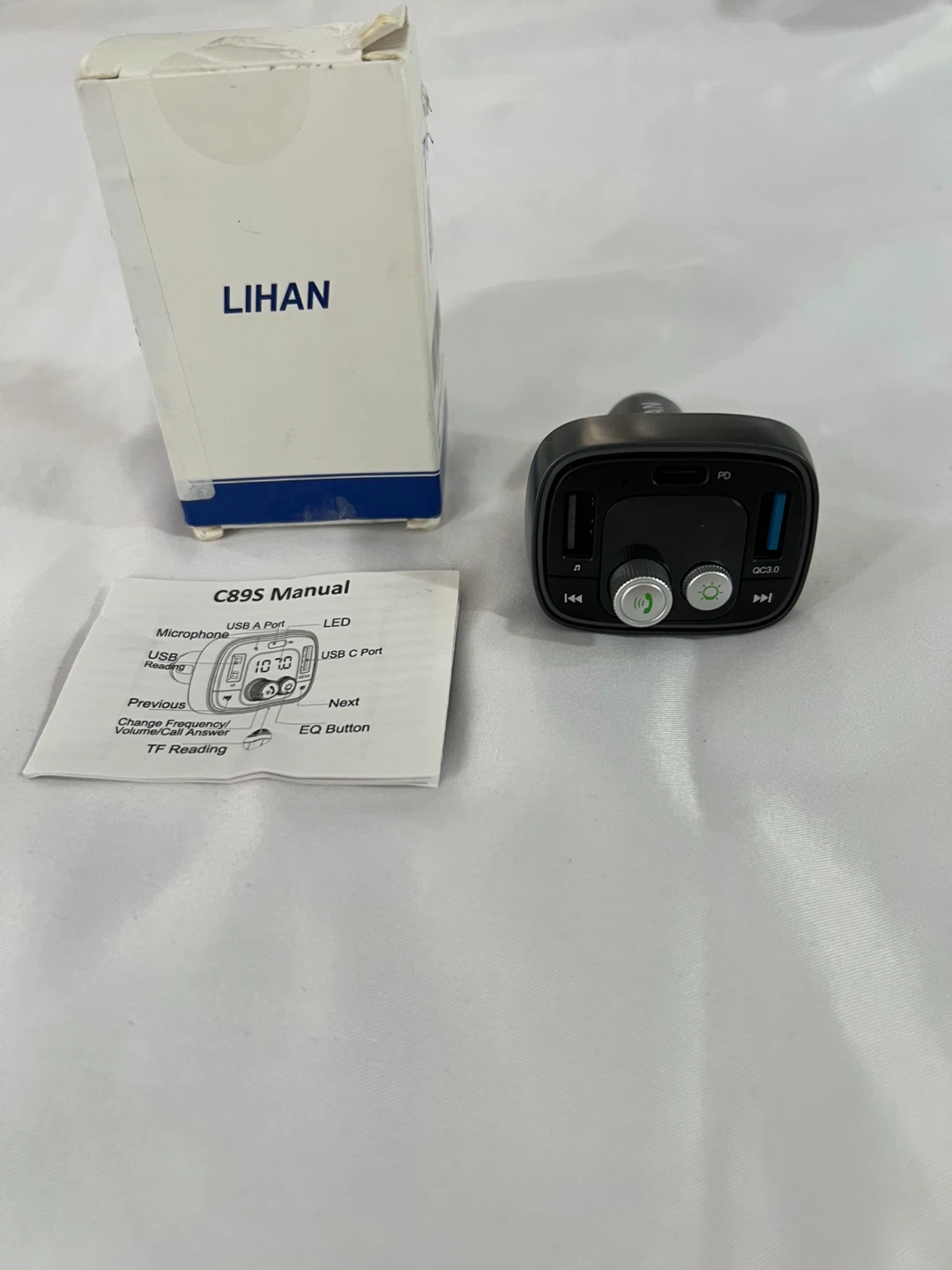 LIHAN USB C Bluetooth Adapter for Car, AUX - photo 4