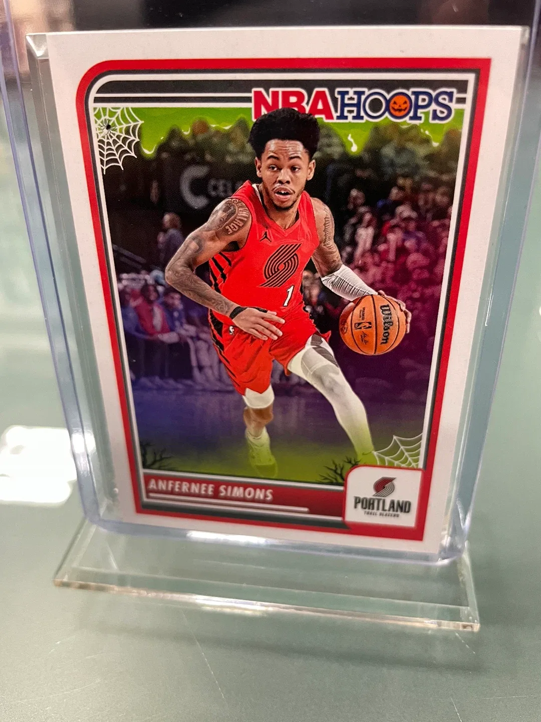Anfernee Simons NBA Haunted Hoops Basketball Card thumbnail