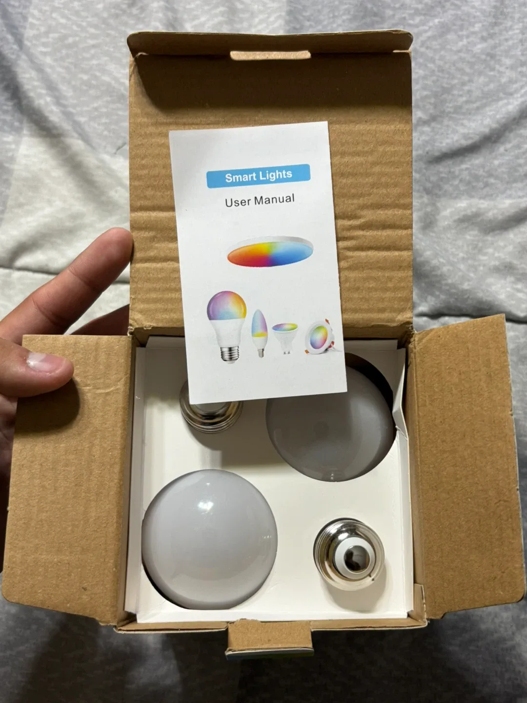 Smart Bulb 4 PCS Color+ RGB Adjustable 2700-6500K image indicator(3)