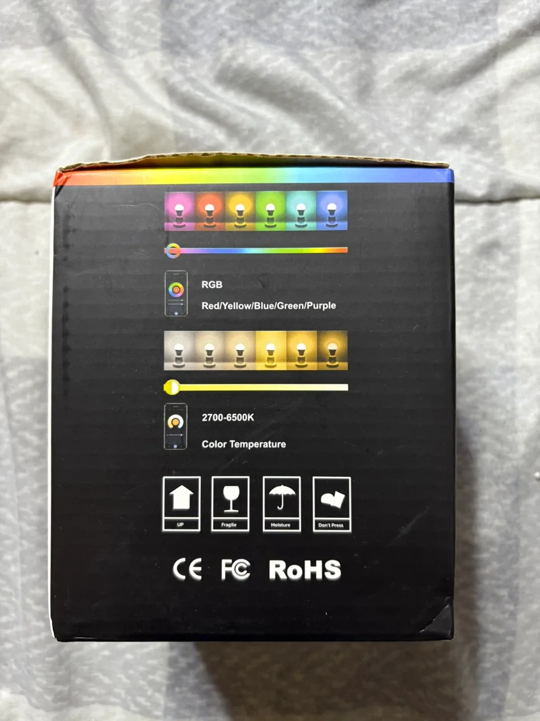 Smart Bulb 4 PCS Color+ RGB Adjustable 2700-6500K image indicator(2)