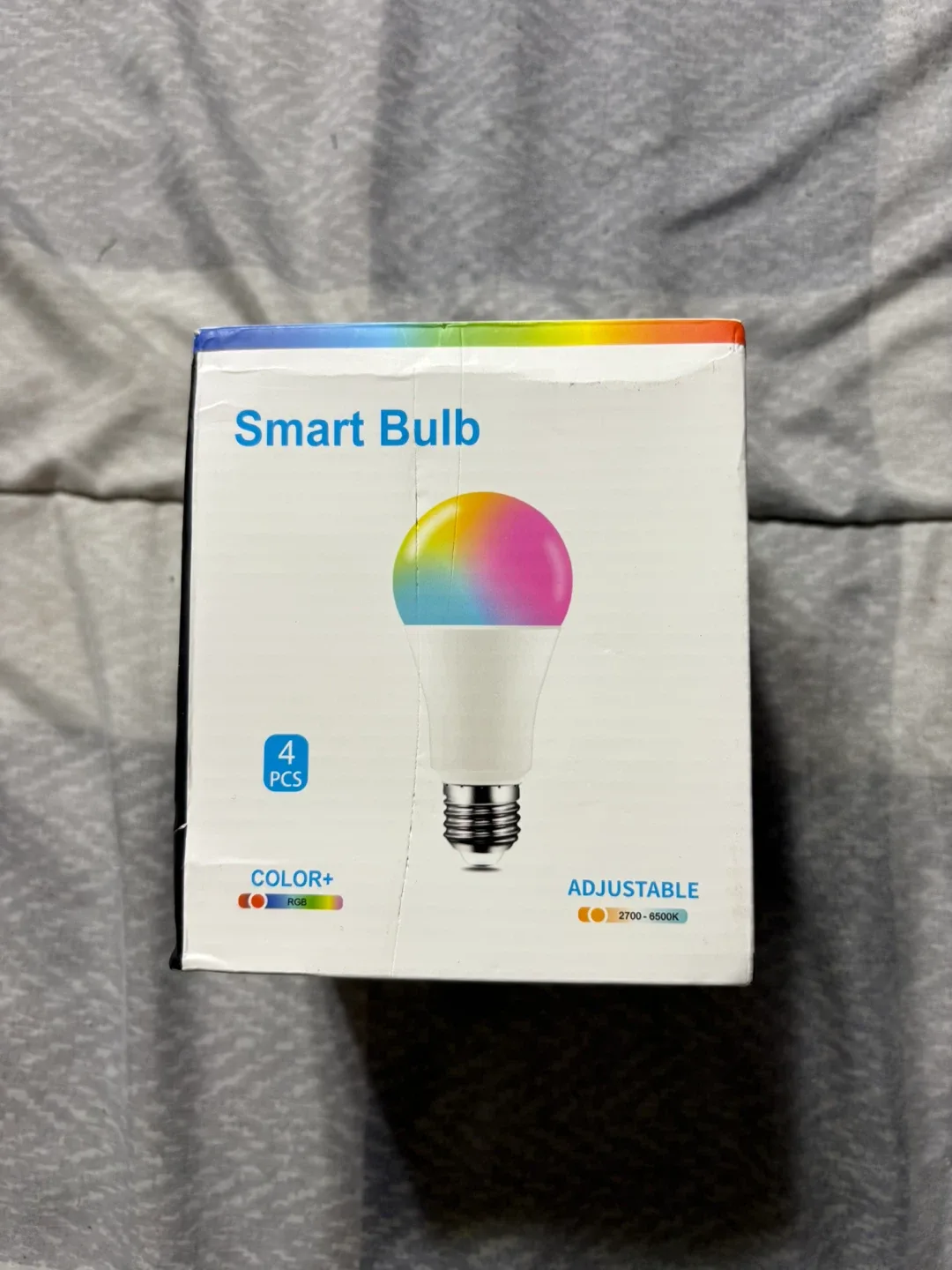 Smart Bulb 4 PCS Color+ RGB Adjustable 2700-6500K thumbnail