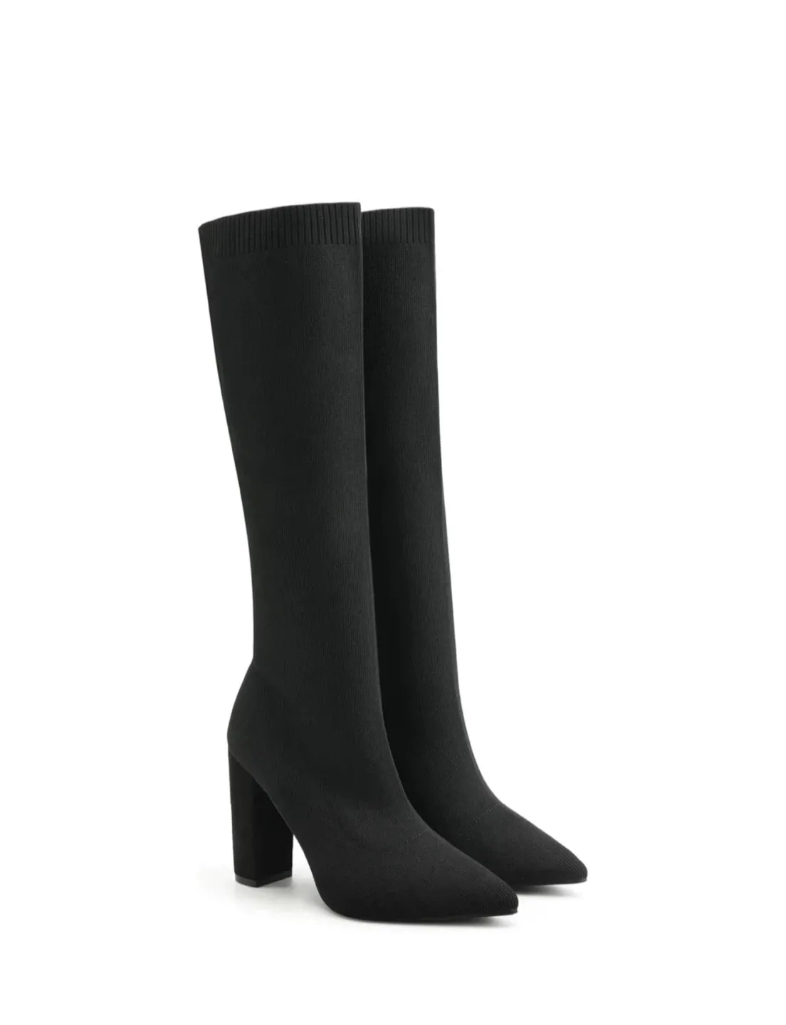 New newbella High knee knit boots size 6-6.5 thumbnail