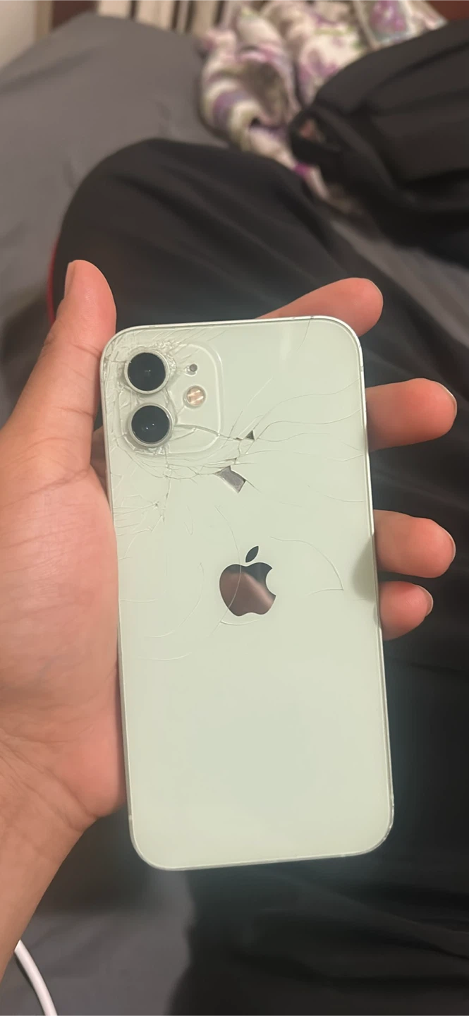 Cracked iPhone 12  For Parts/repair - photo 2