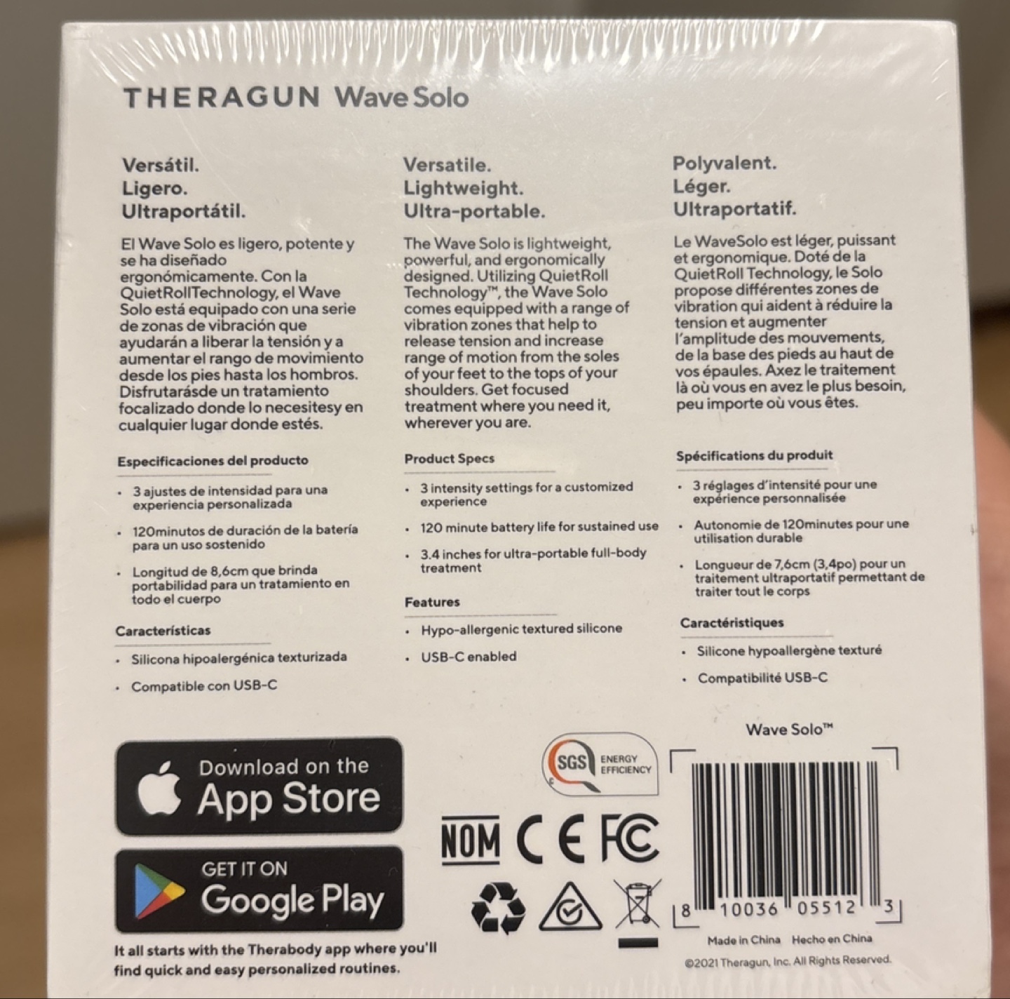 Theragun Wave Solo - New  in Box - photo 2