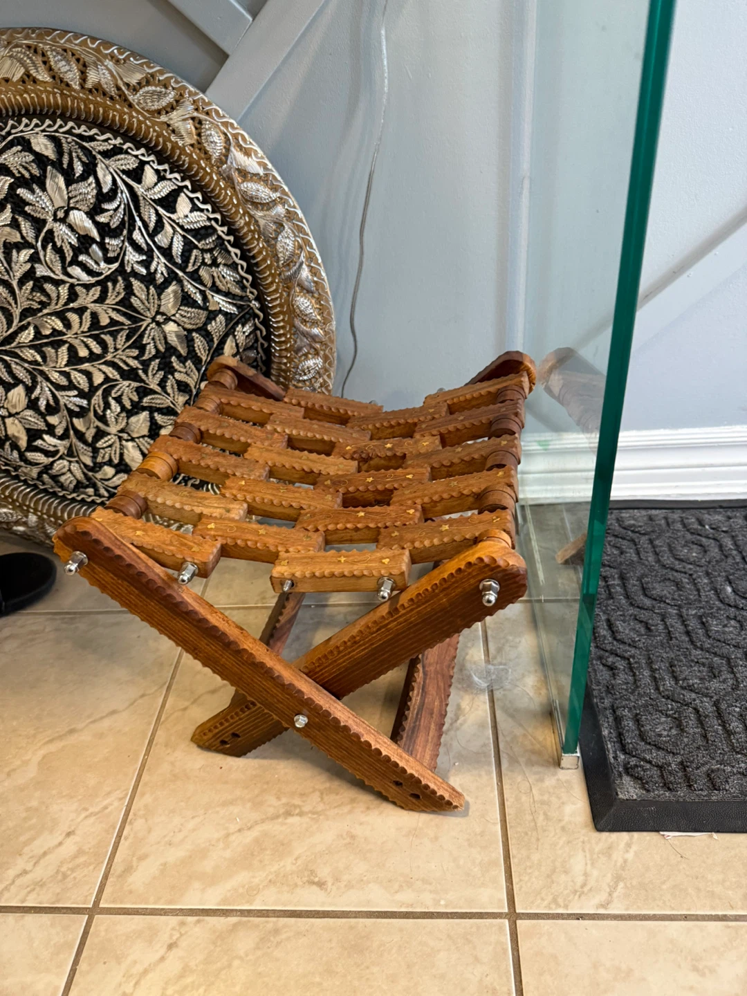 Folding Wooden Stool