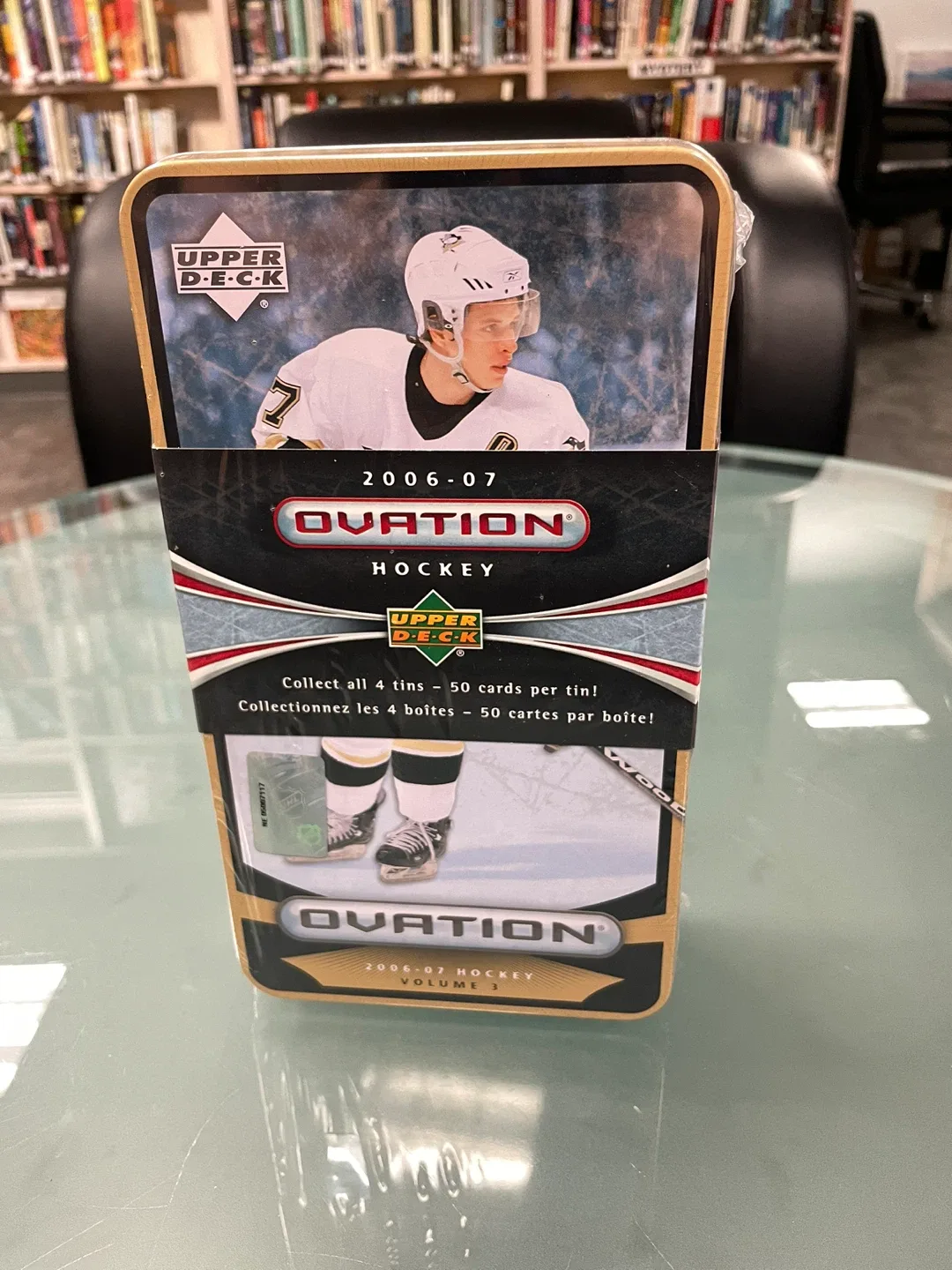 Sealed Upper Deck Ovation Hockey 2006-07 Trading Cards Tin thumbnail