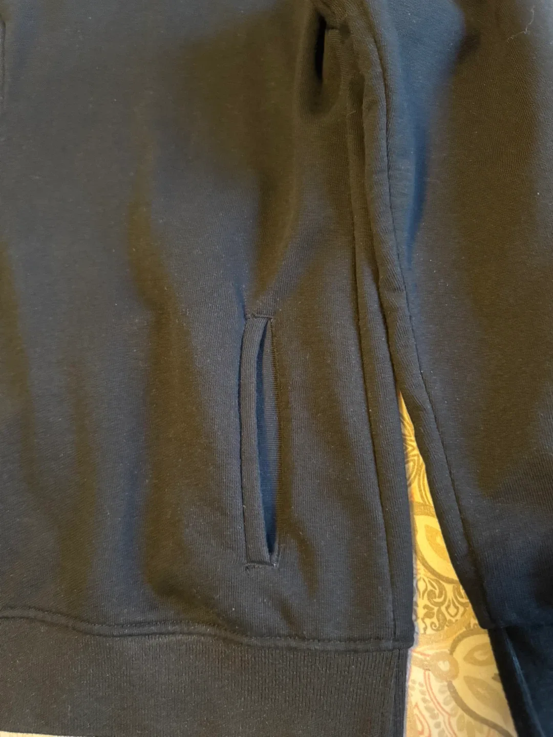 Women Black Sweatshirt with Denim Detail. Medium image indicator(3)