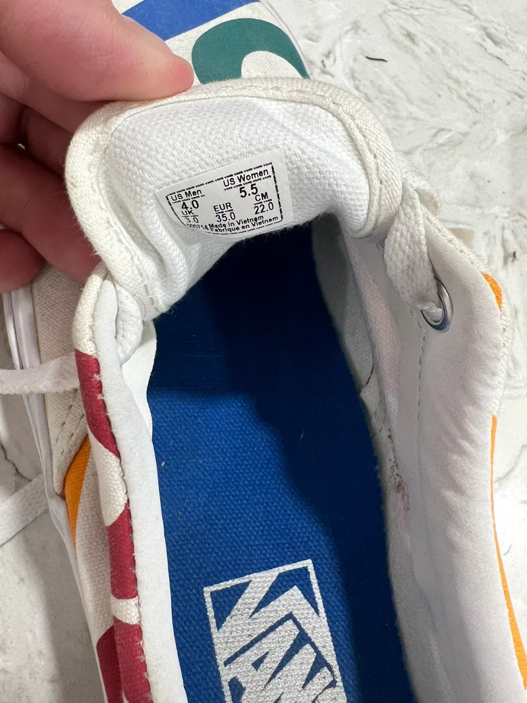 Vans Era Multi/True White Shoes - US Women's 5.5 image indicator(3)