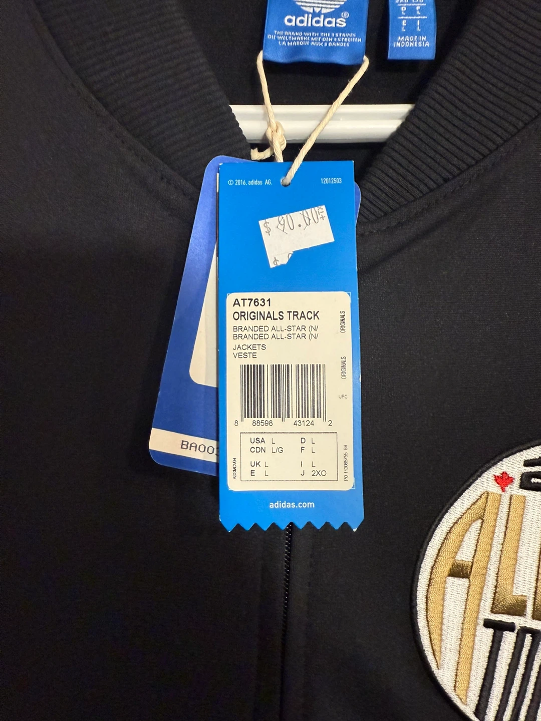 Adidas Originals Track Jacket NBA All-Star 2016 Toronto - Size L - photo 3