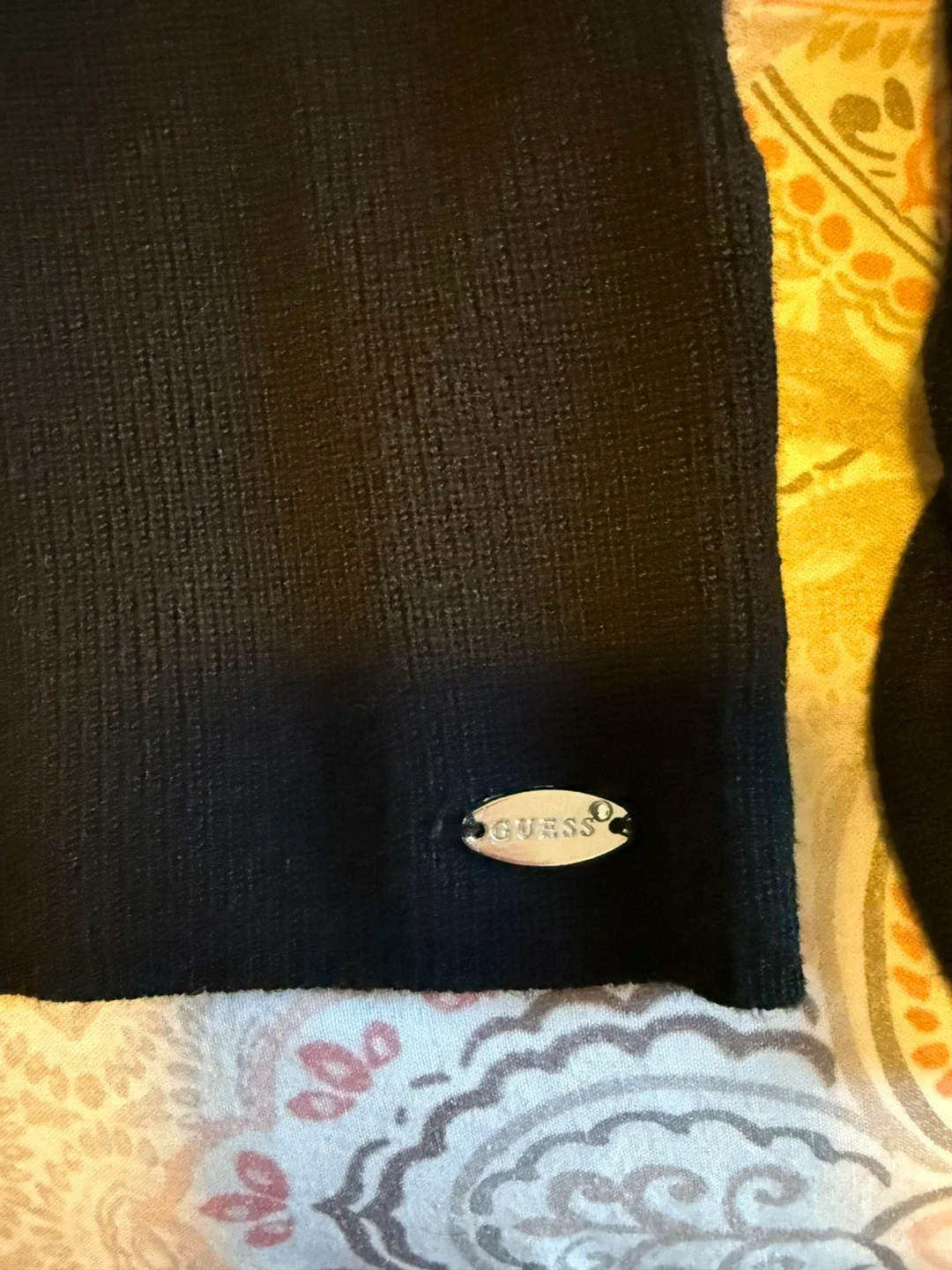 Women Guess Black cold shoulder Long Sleeve Top image indicator(4)