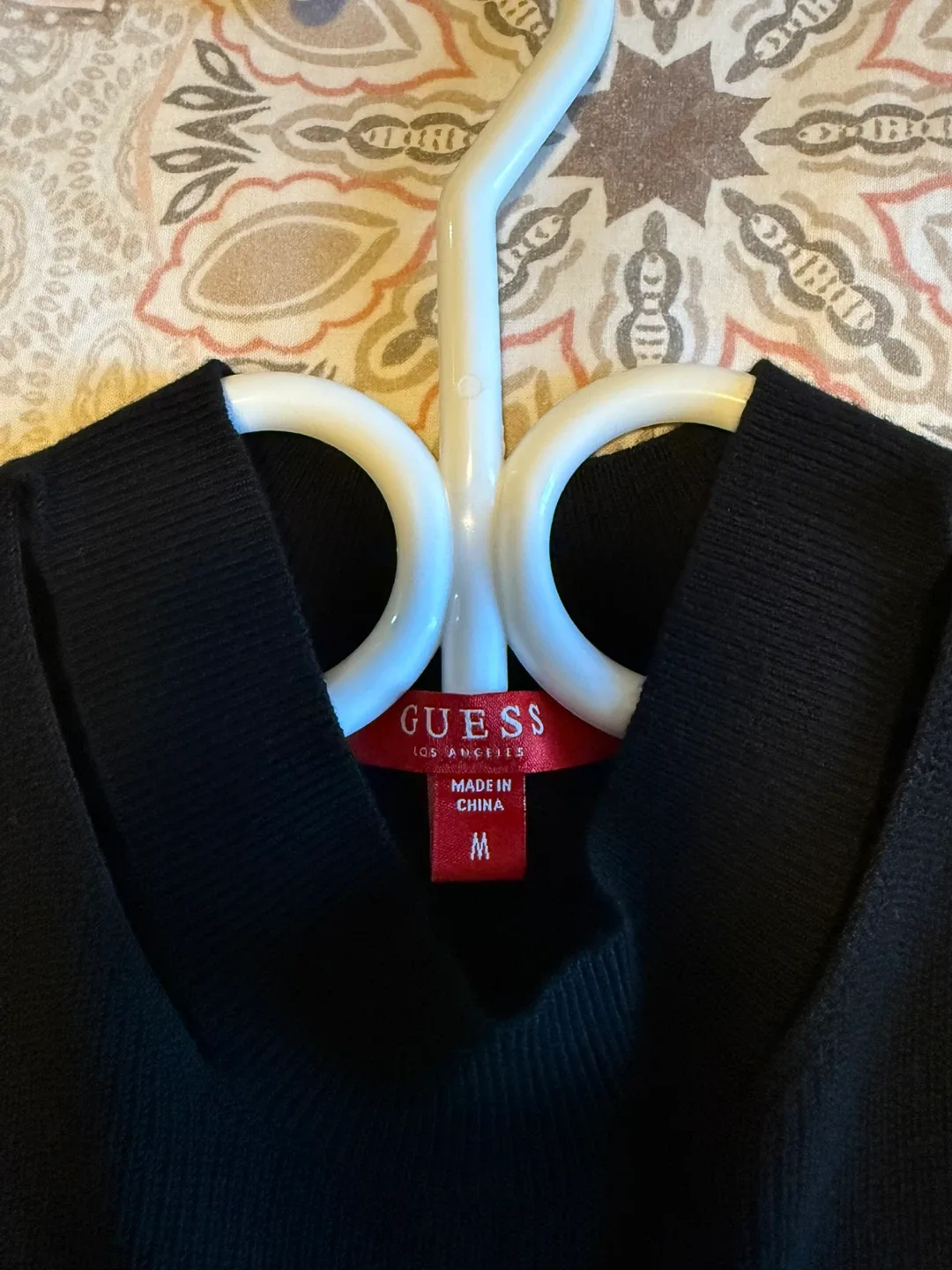 Women Guess Black cold shoulder Long Sleeve Top image indicator(6)