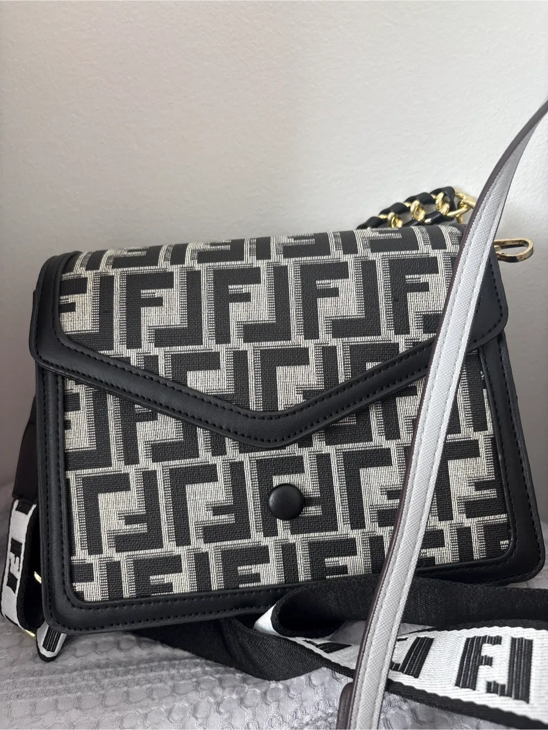 Fendi Patterned Crossbody Bag thumbnail