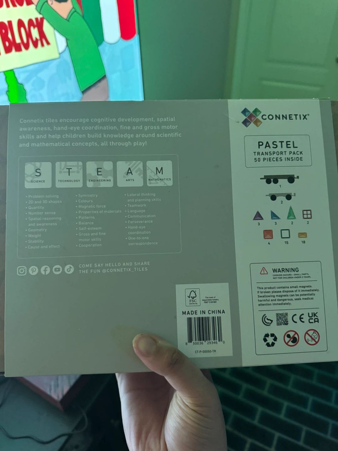Connetix Pastel Transport Pack - 50 Pieces - photo 2