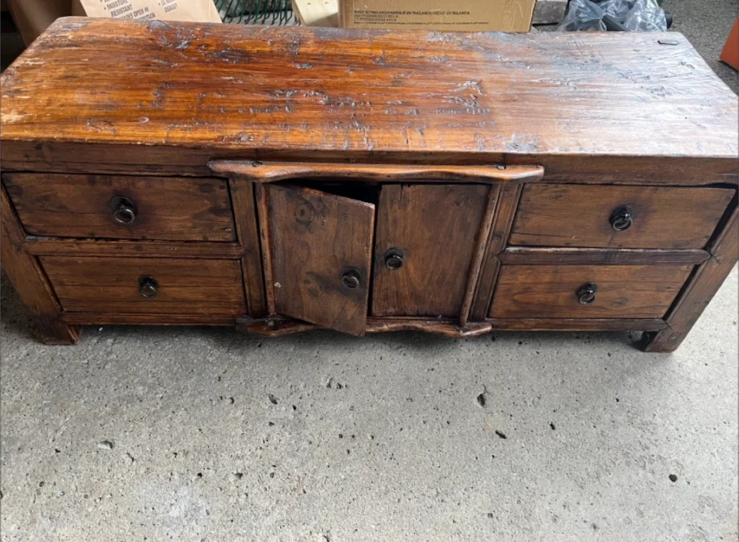 Antique Reclaimed Açai Wood Dresser thumbnail
