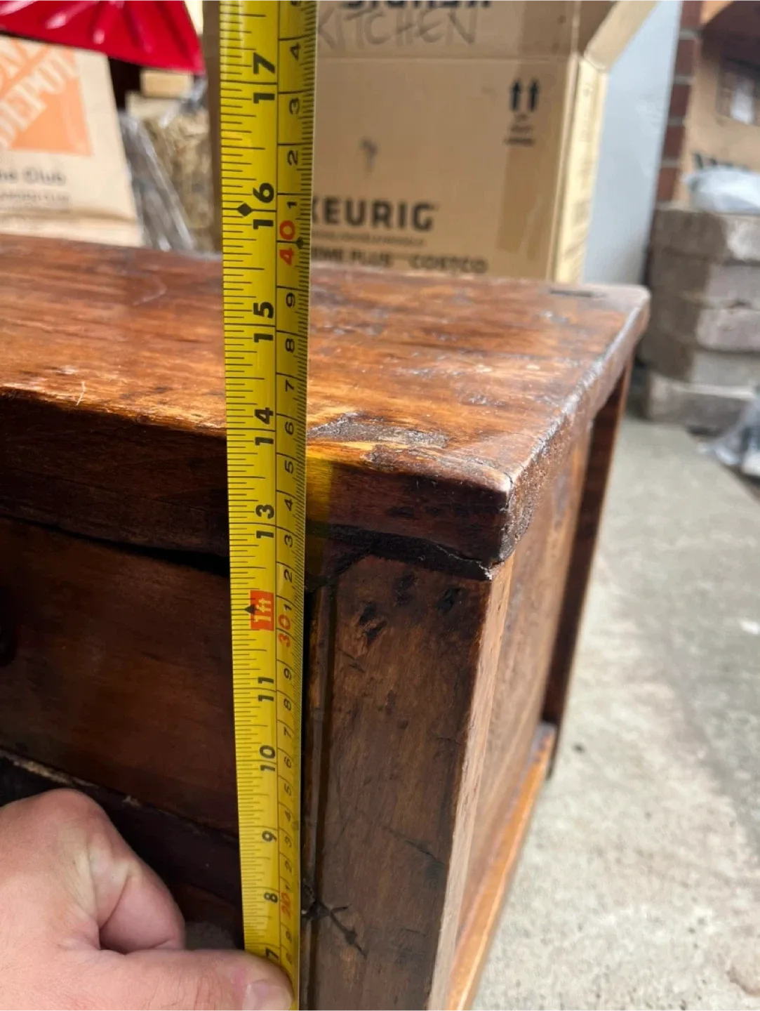 Antique Reclaimed Açai Wood Dresser image indicator(6)