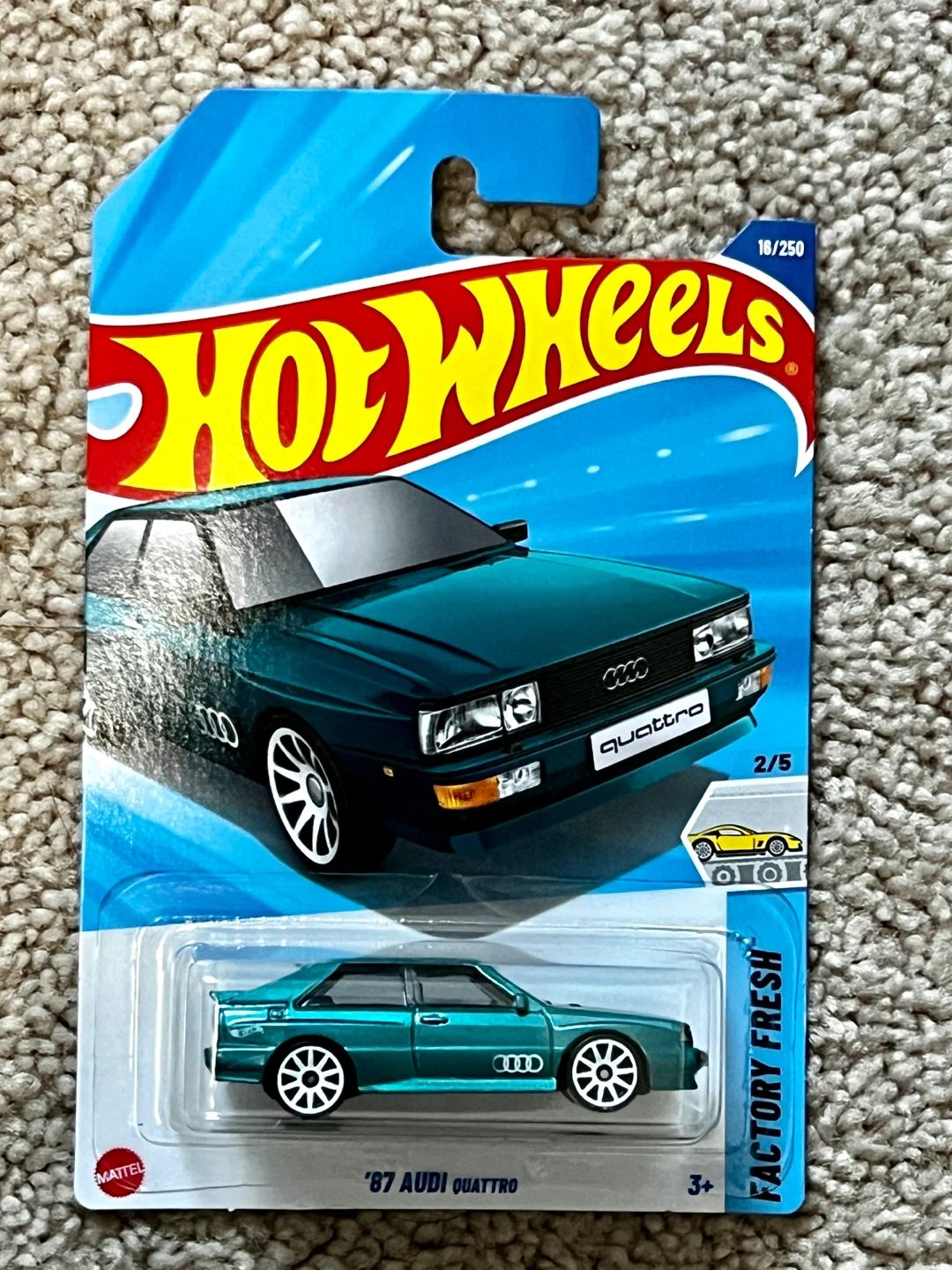 Hot Wheels '87 Audi Quattro - New in Package - photo 3