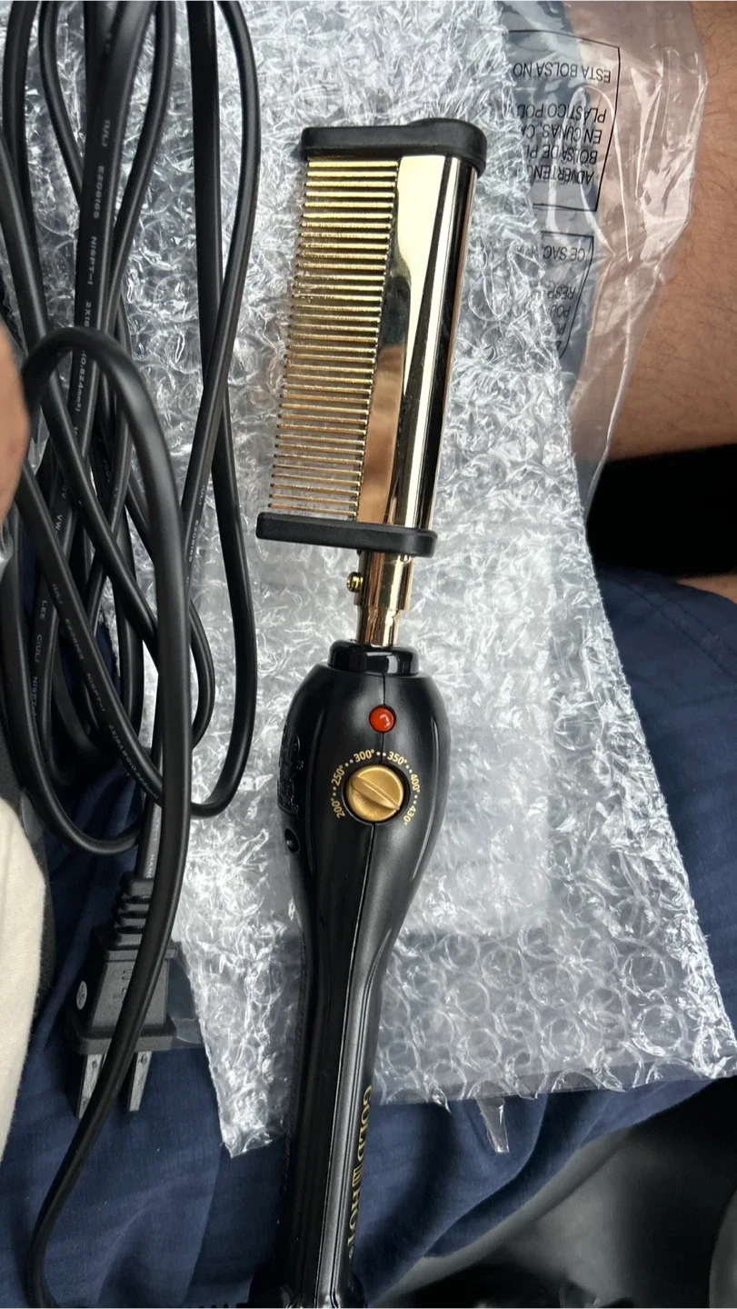 Gold N Hot 24K Gold Pressing Comb GH2097 thumbnail