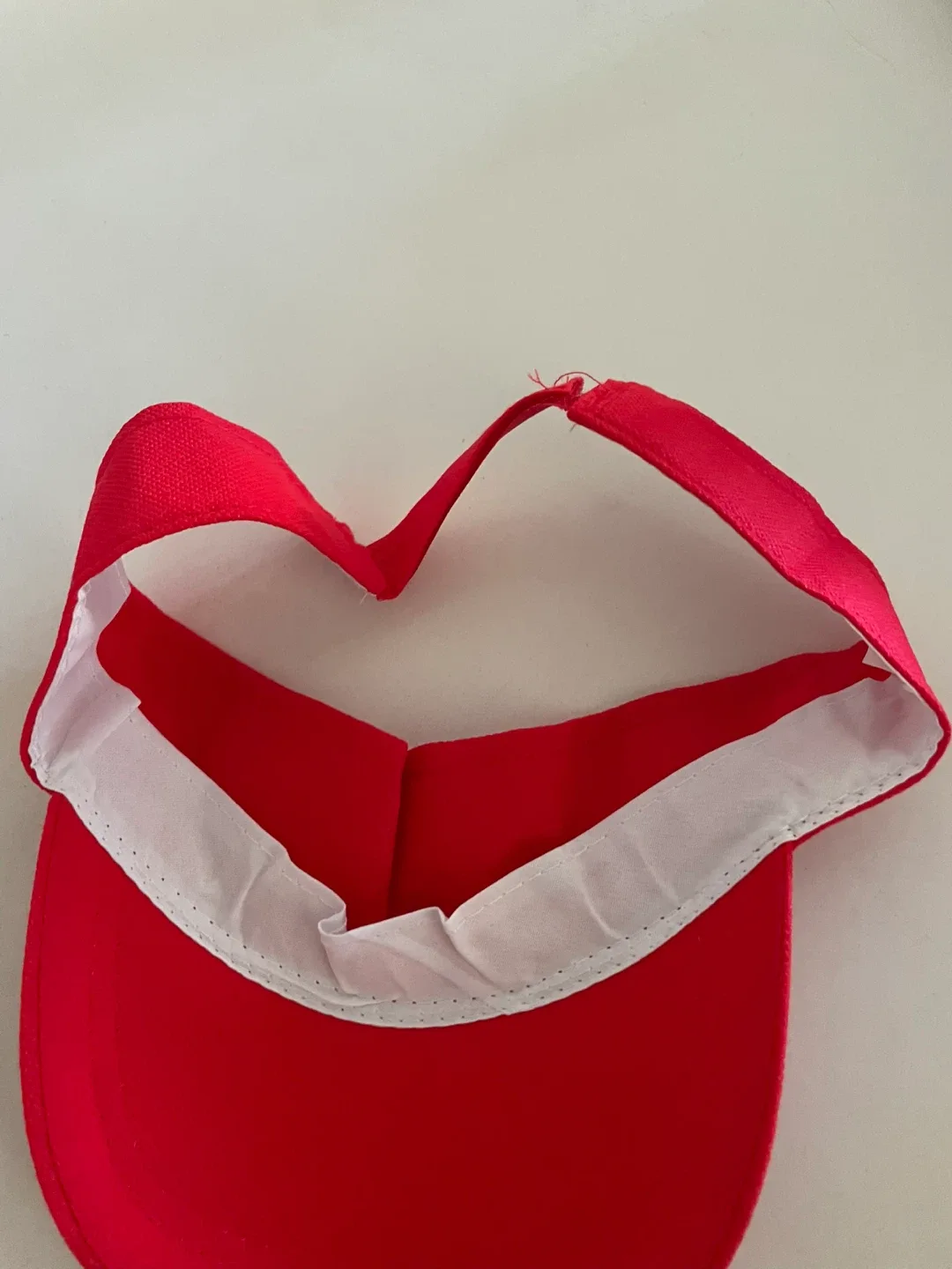 Red Toronto Catholic School Board Visor hat thumbnail