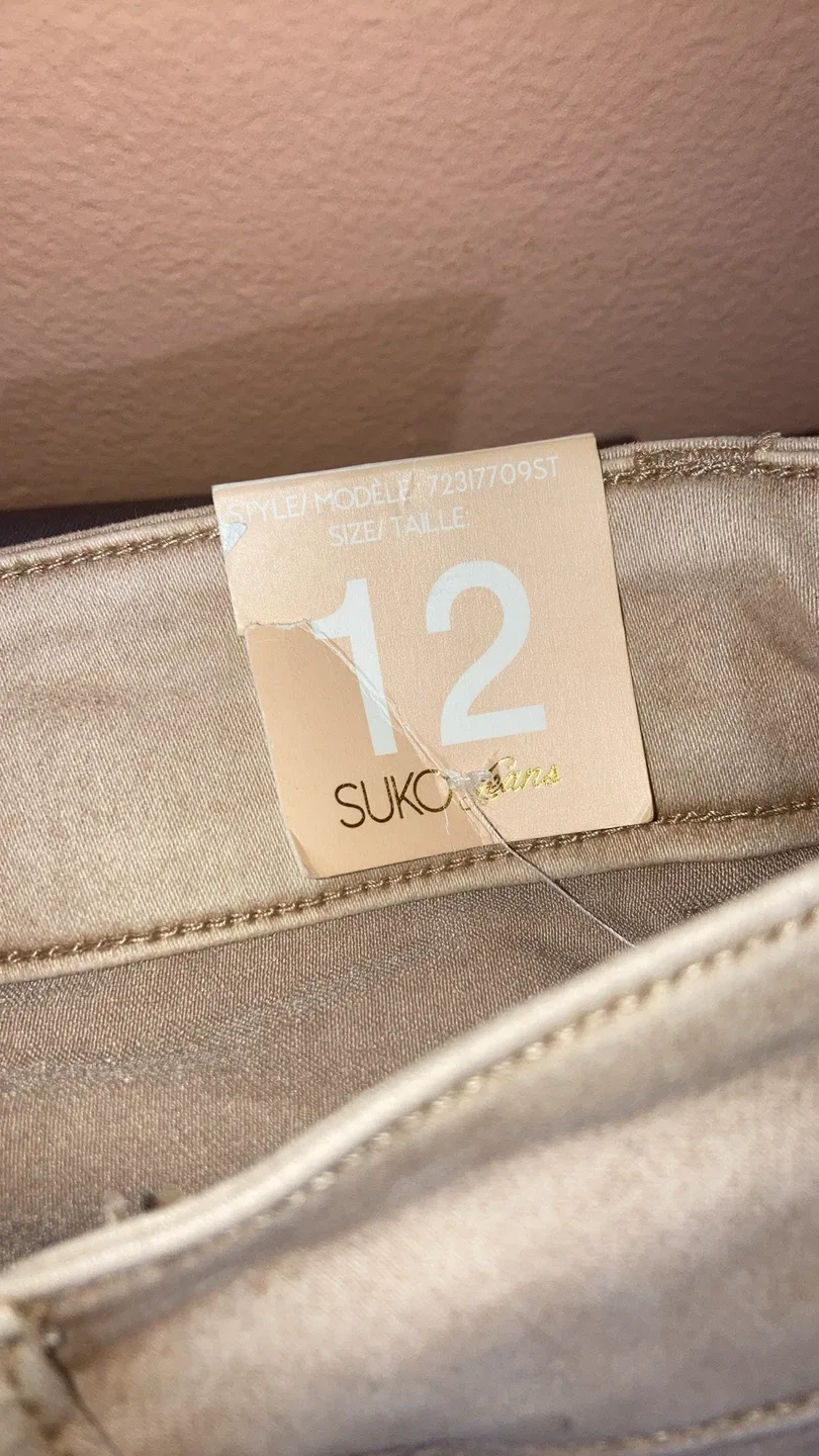 New SUKO Jeans Powerstretch Size 12 image indicator(4)