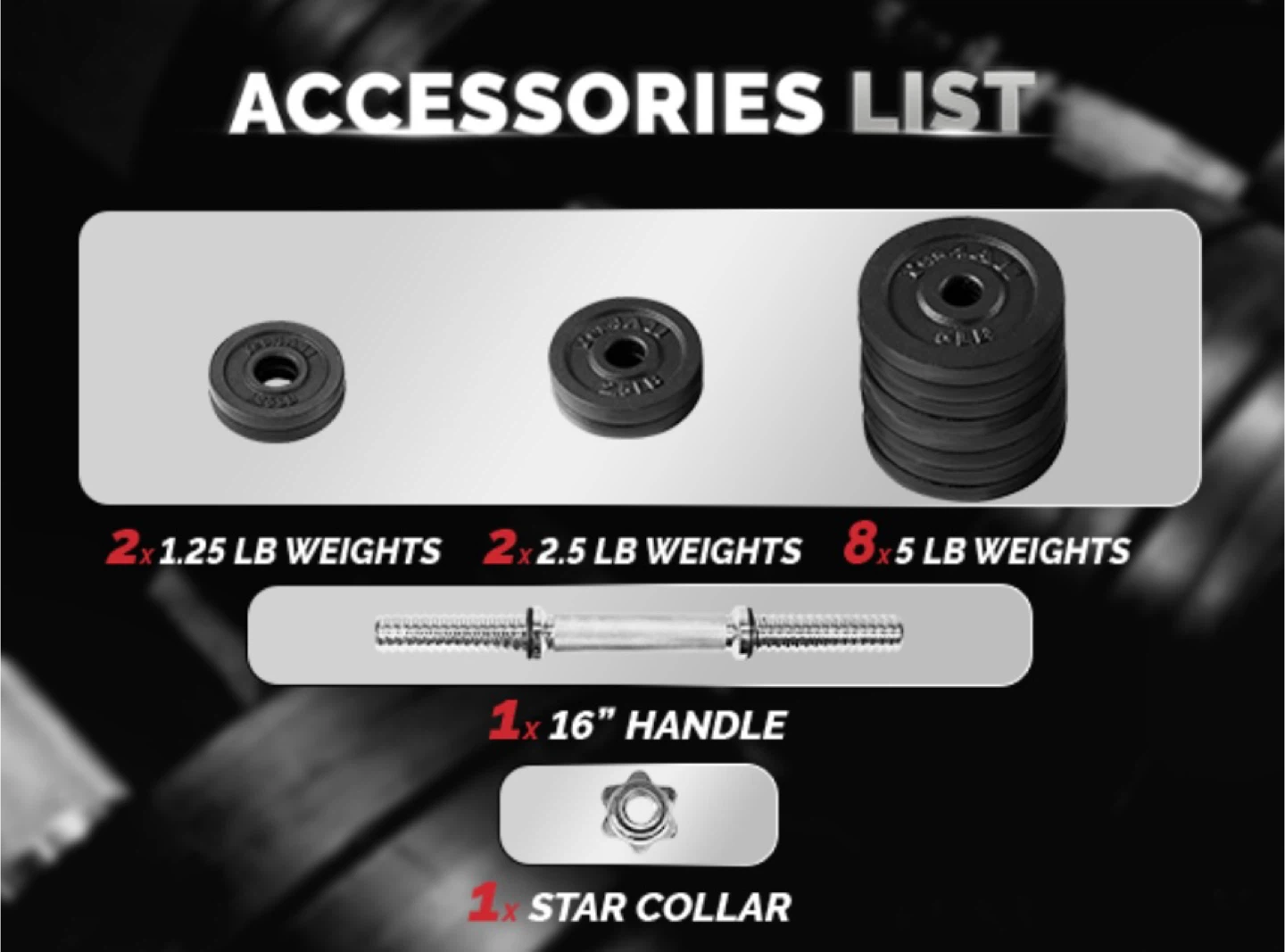 Adjustable Dumbbells - Pair - photo 4
