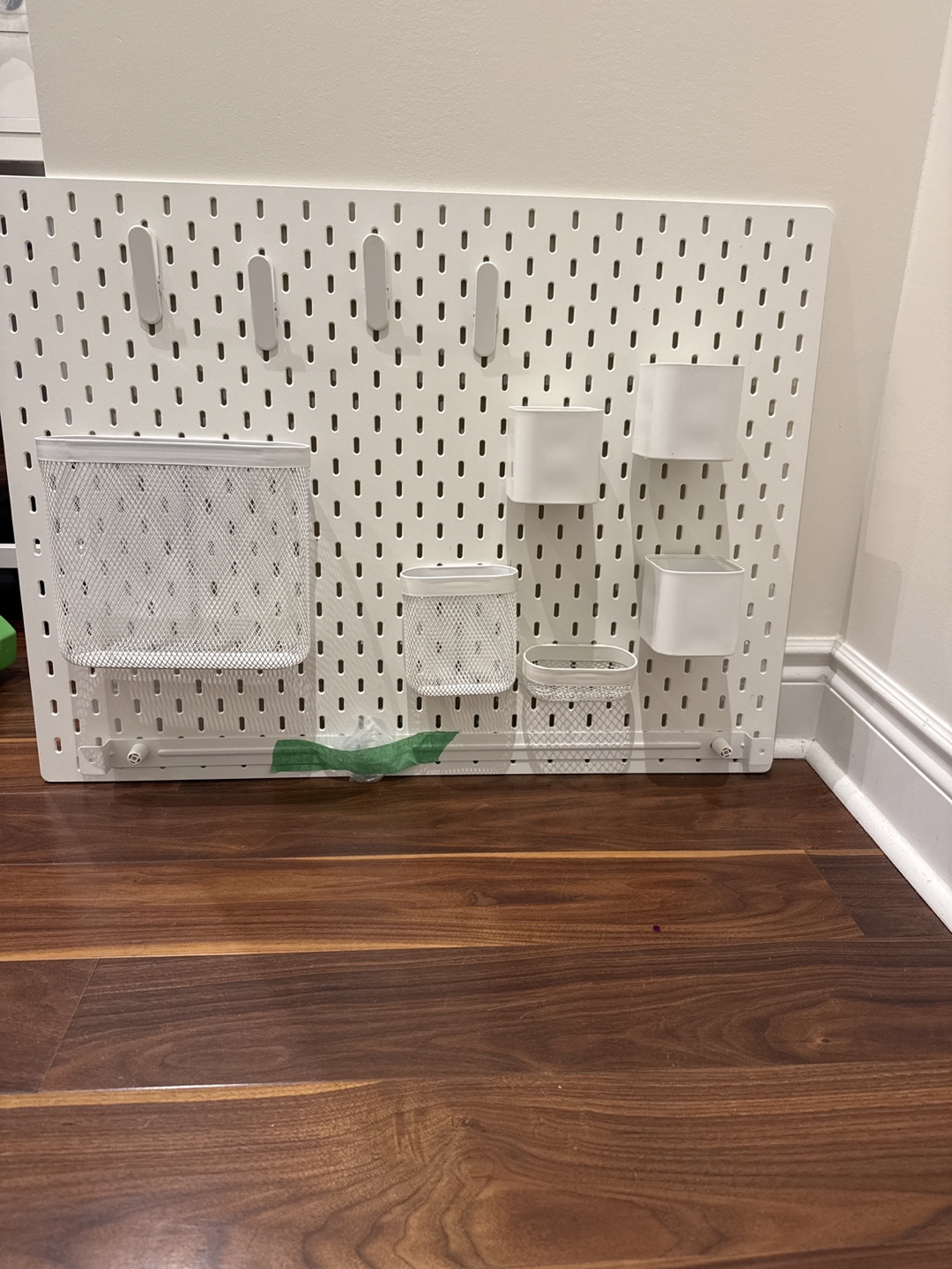 IKEA Skadis Pegboard White with Accessories