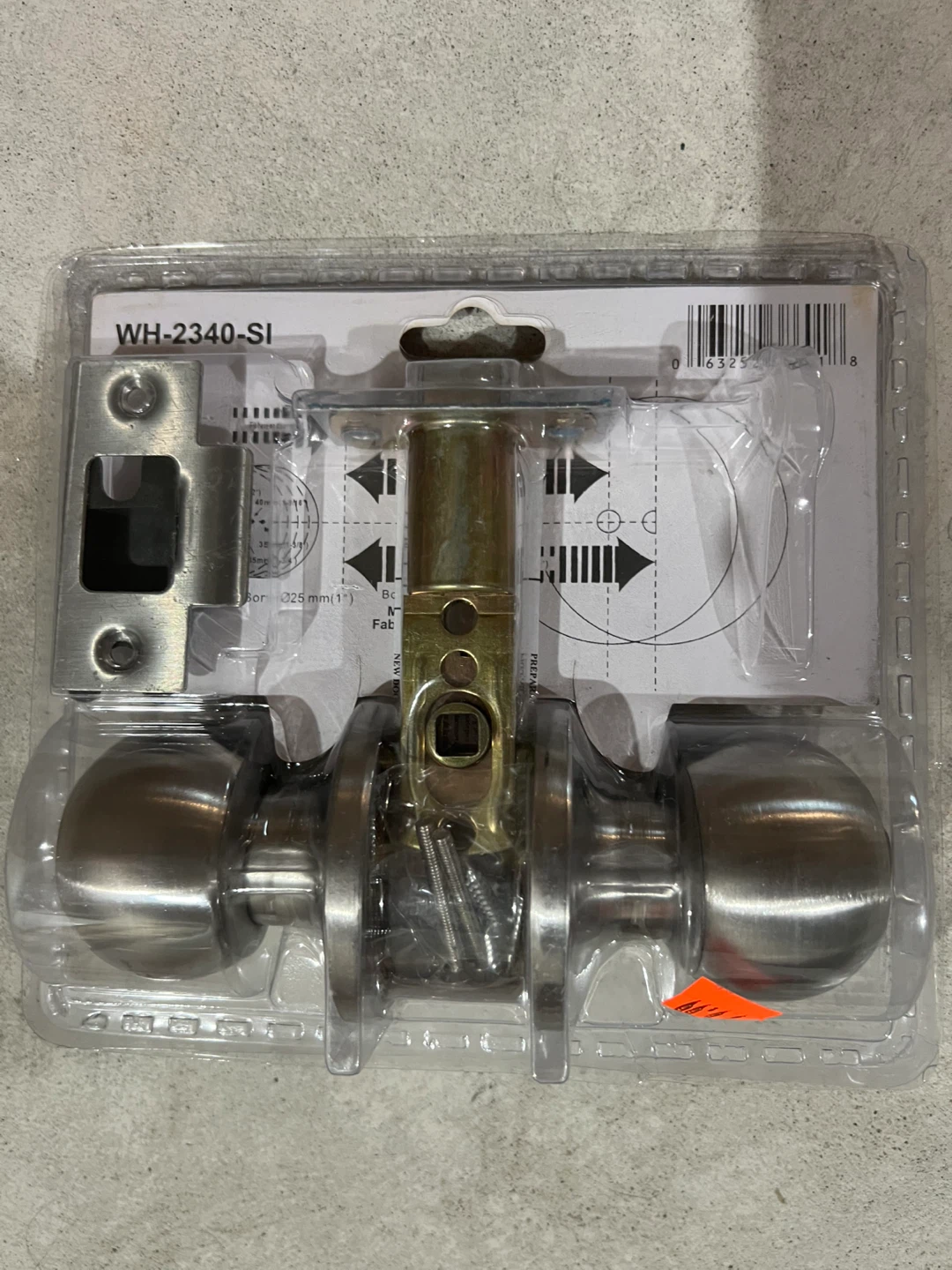 Wellson WH-2340-SI Privacy Lock - New in Package - photo 2