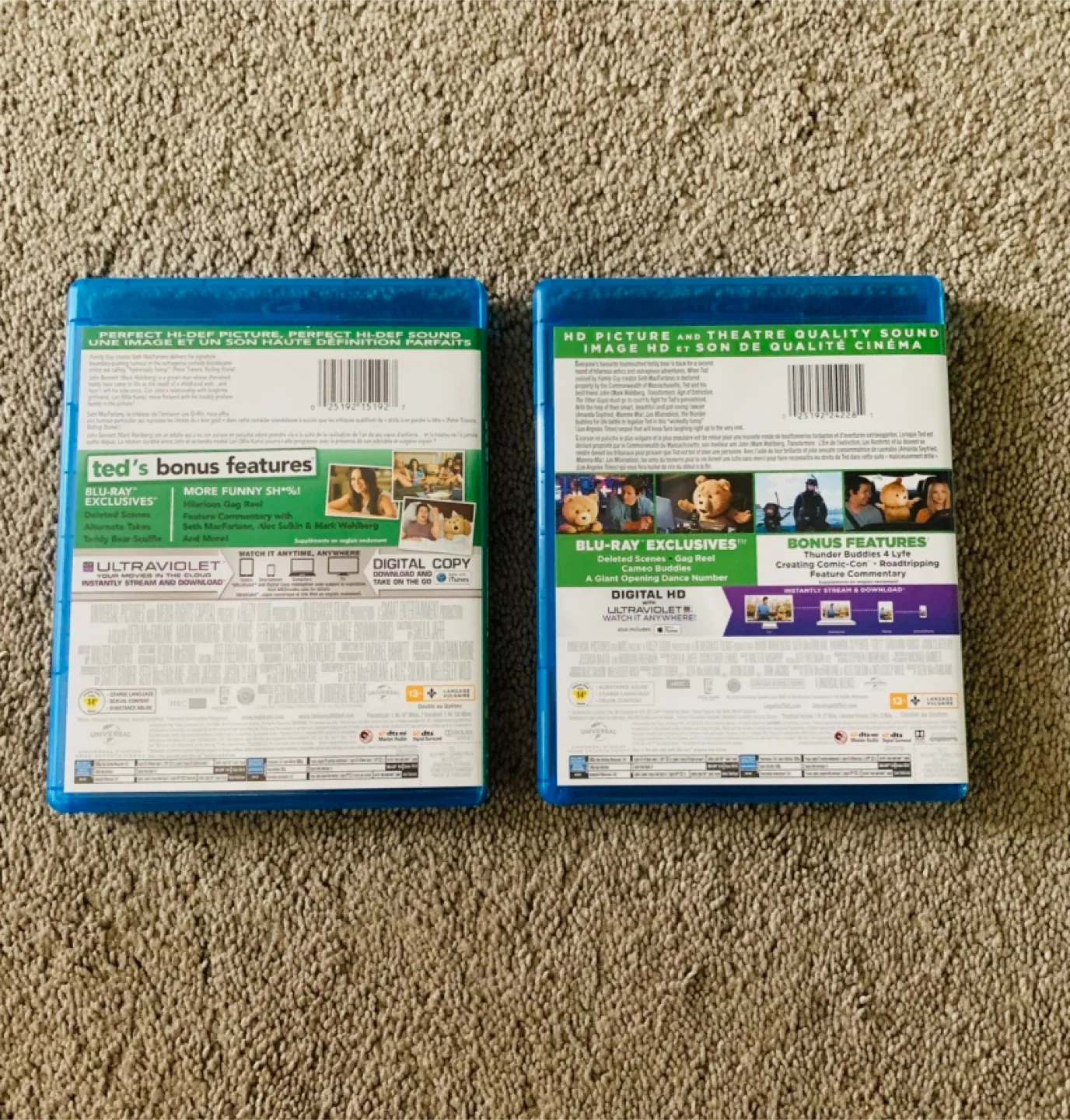 Blu-Ray DVD Ted and Ted 2 Movies (take both $9) image indicator(2)