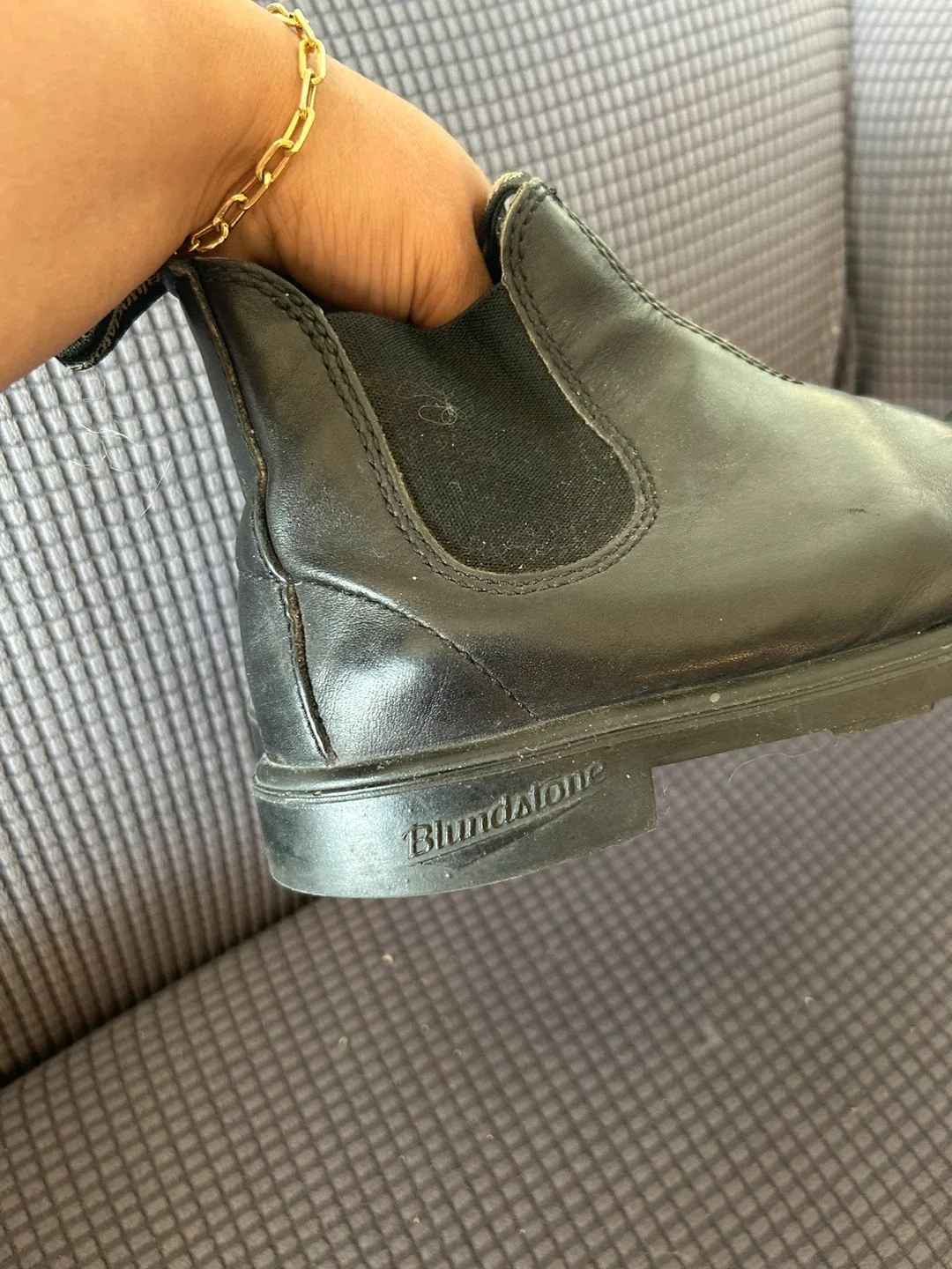 Blundstone Black Leather Boots - Size 3 image indicator(3)