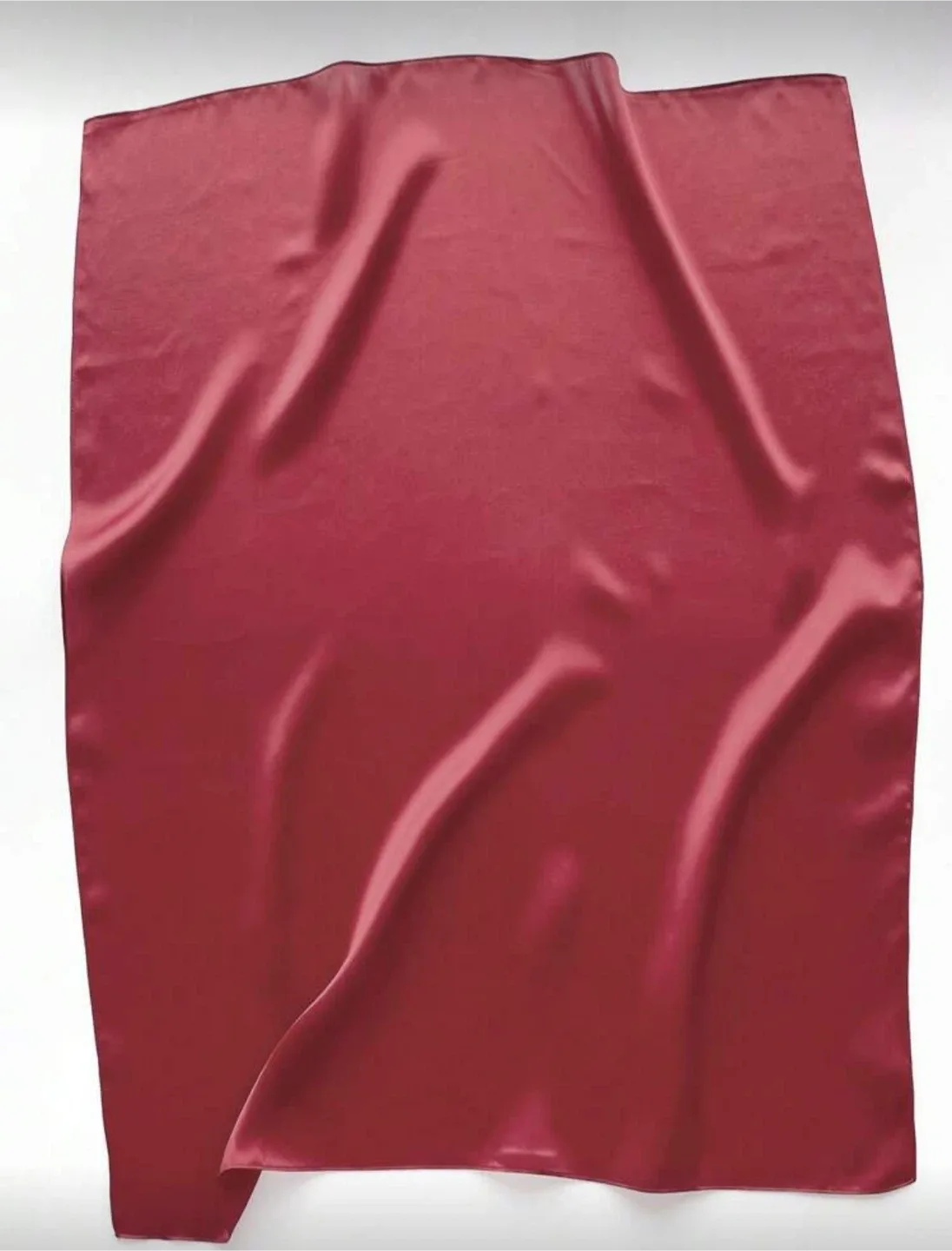 New Burgundy neck Scarf autumn fall trendy style image indicator(4)