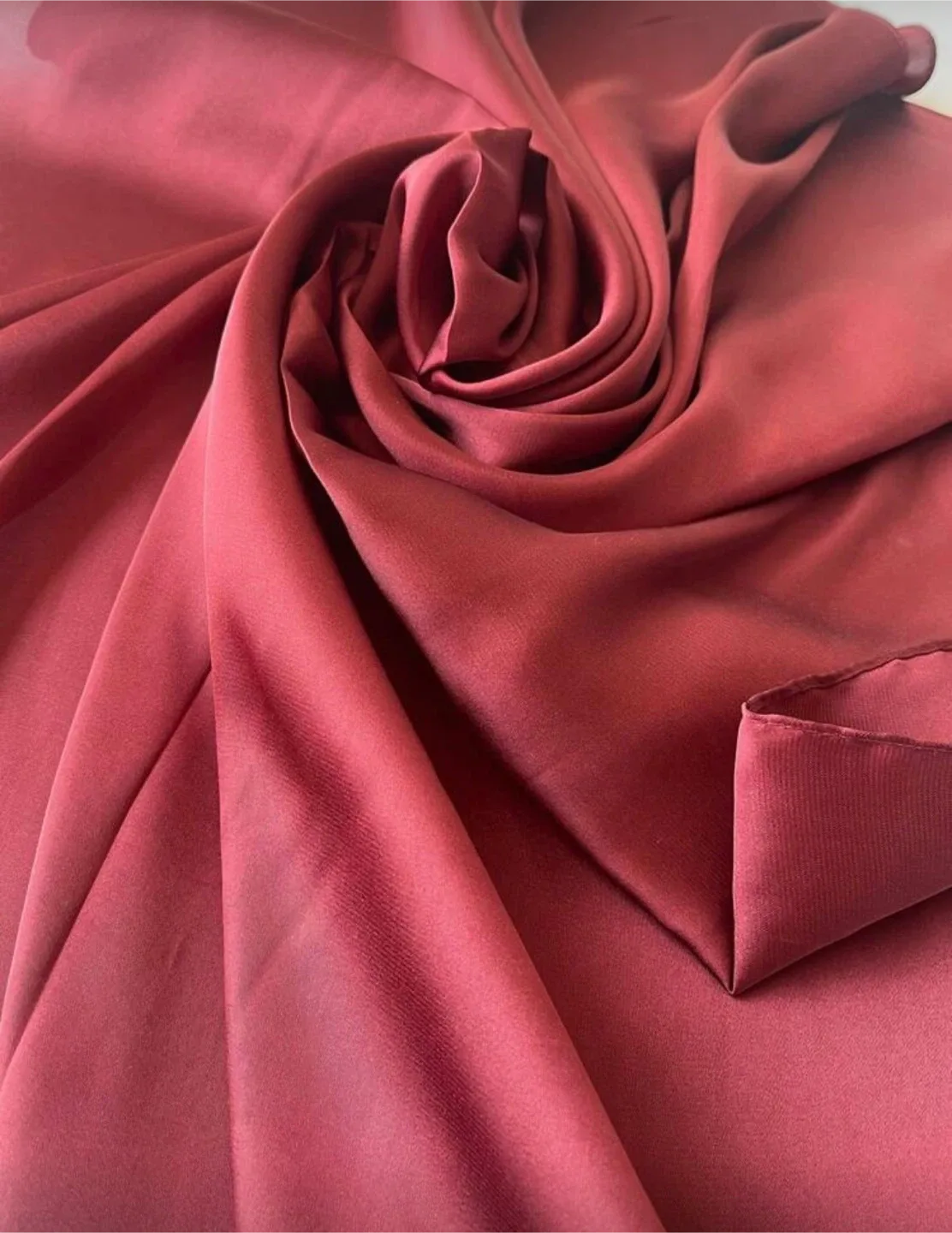 New Burgundy neck Scarf autumn fall trendy style image indicator(5)