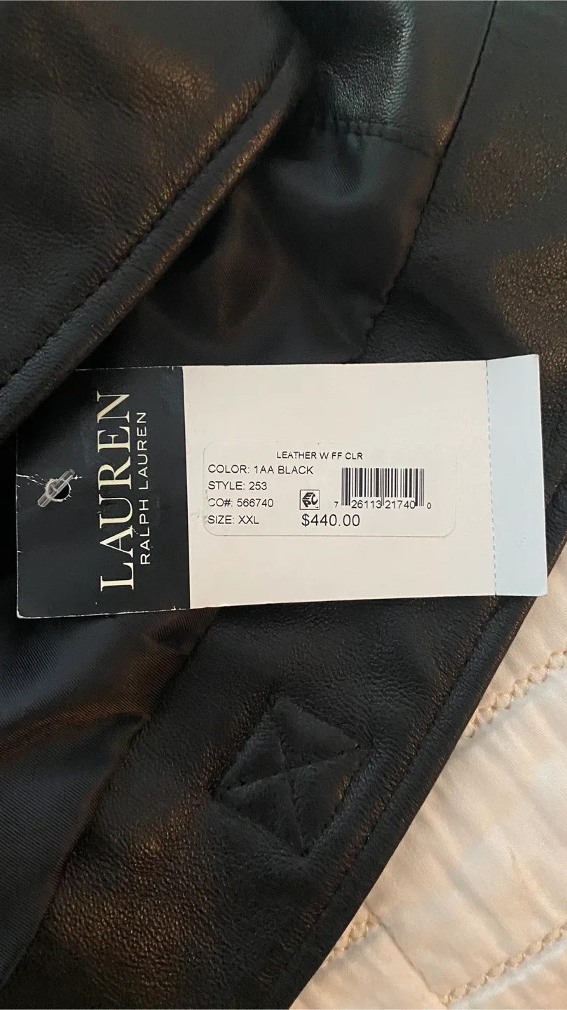 Ralph Lauren Leather Jacket XXL image indicator(5)