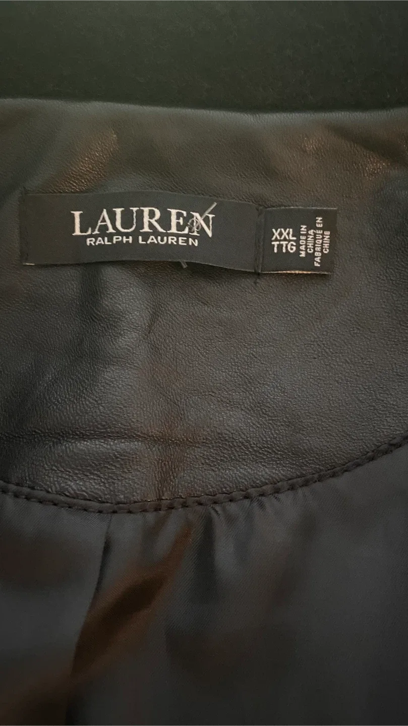 Ralph Lauren Leather Jacket XXL image indicator(4)